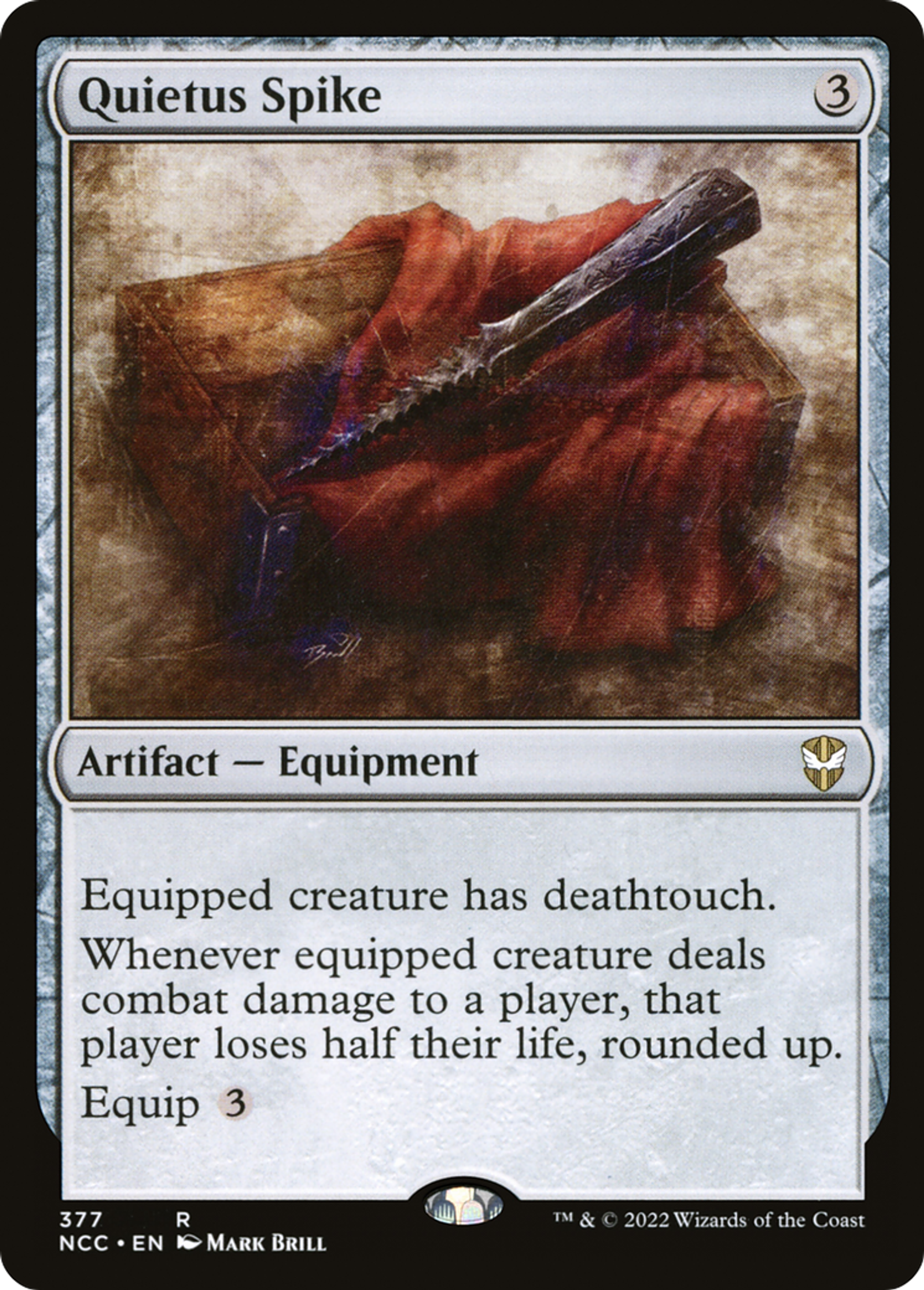 Quietus Spike — New Capenna Commander — Magic: The Gathering
