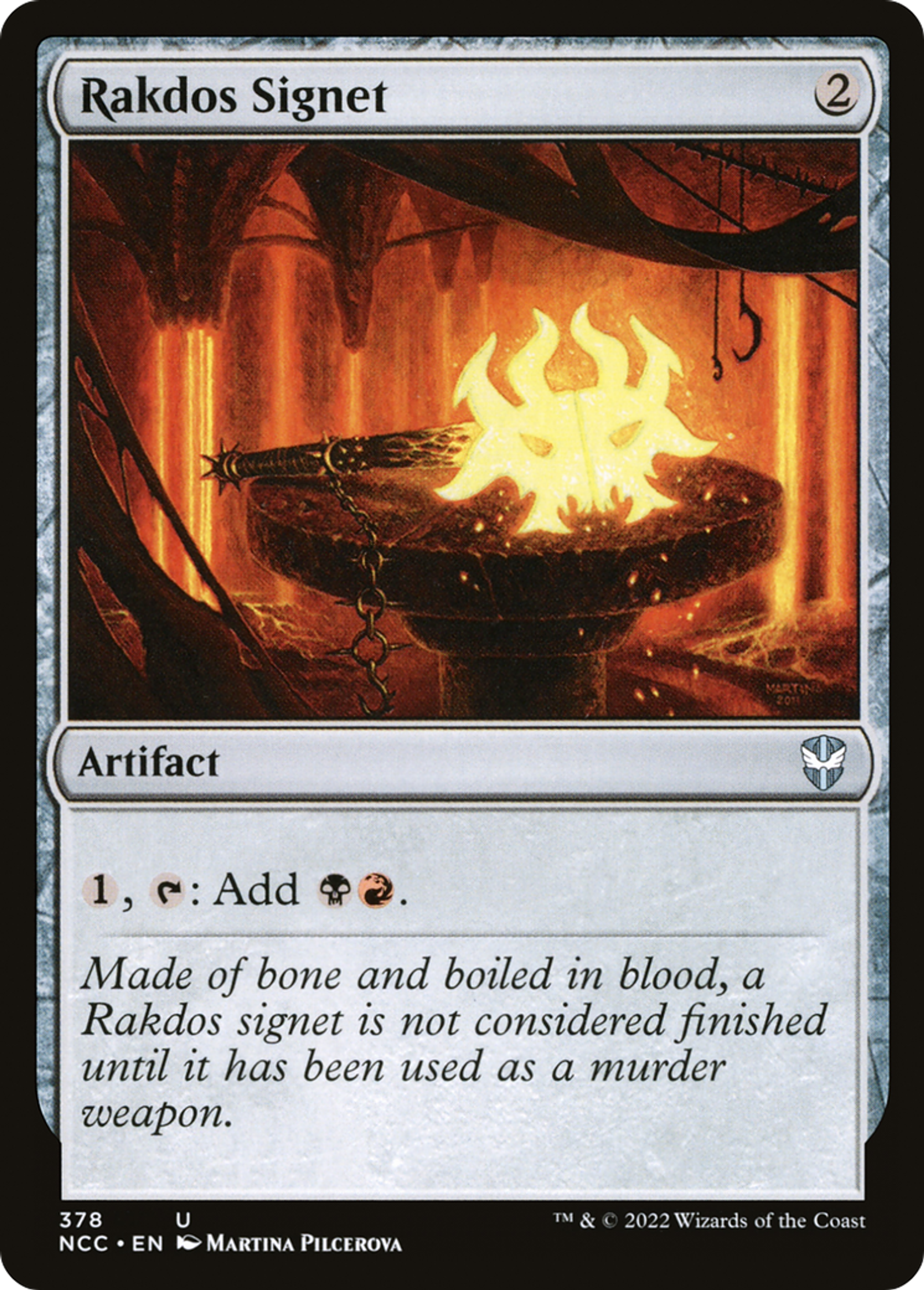 Rakdos Signet — New Capenna Commander — Magic: The Gathering