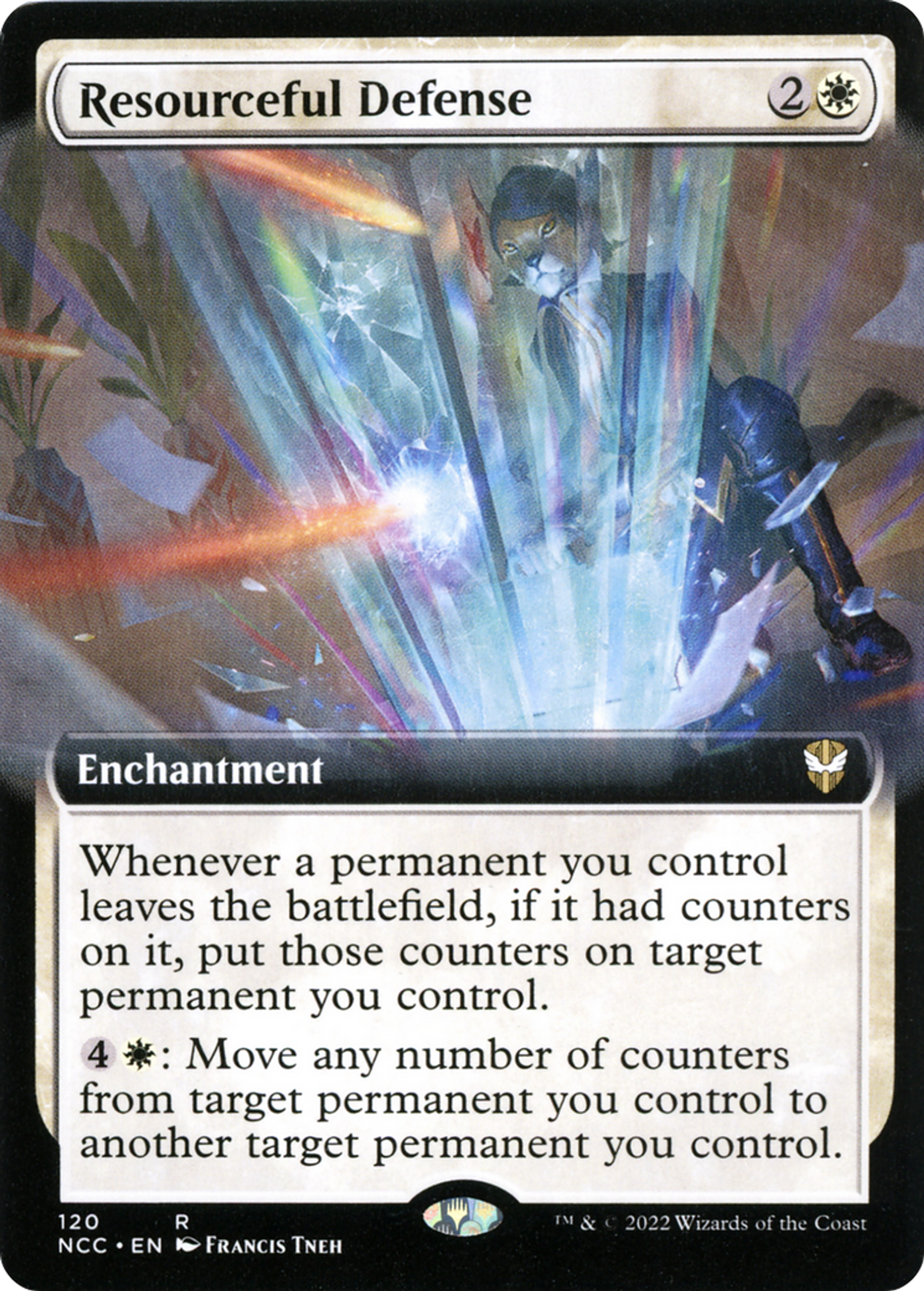 Resourceful Defense — New Capenna Commander — Magic: The Gathering
