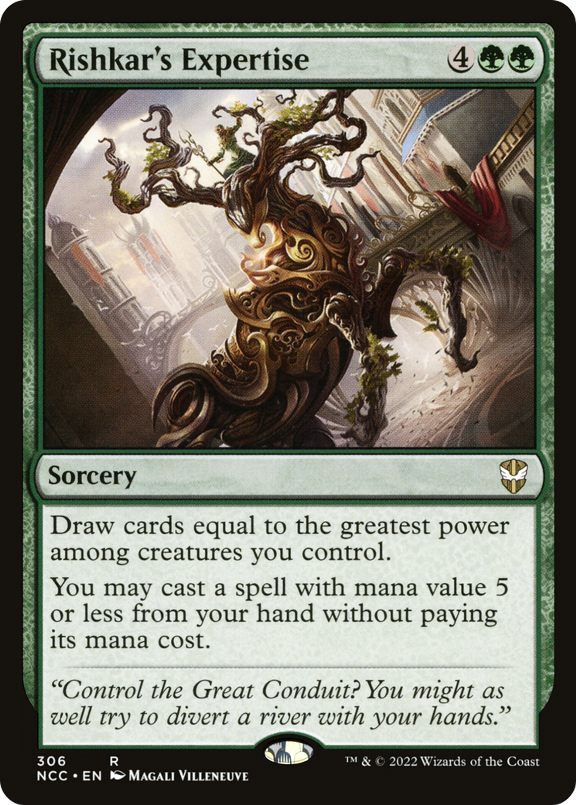 Rishkar's Expertise — New Capenna Commander — Magic: The Gathering