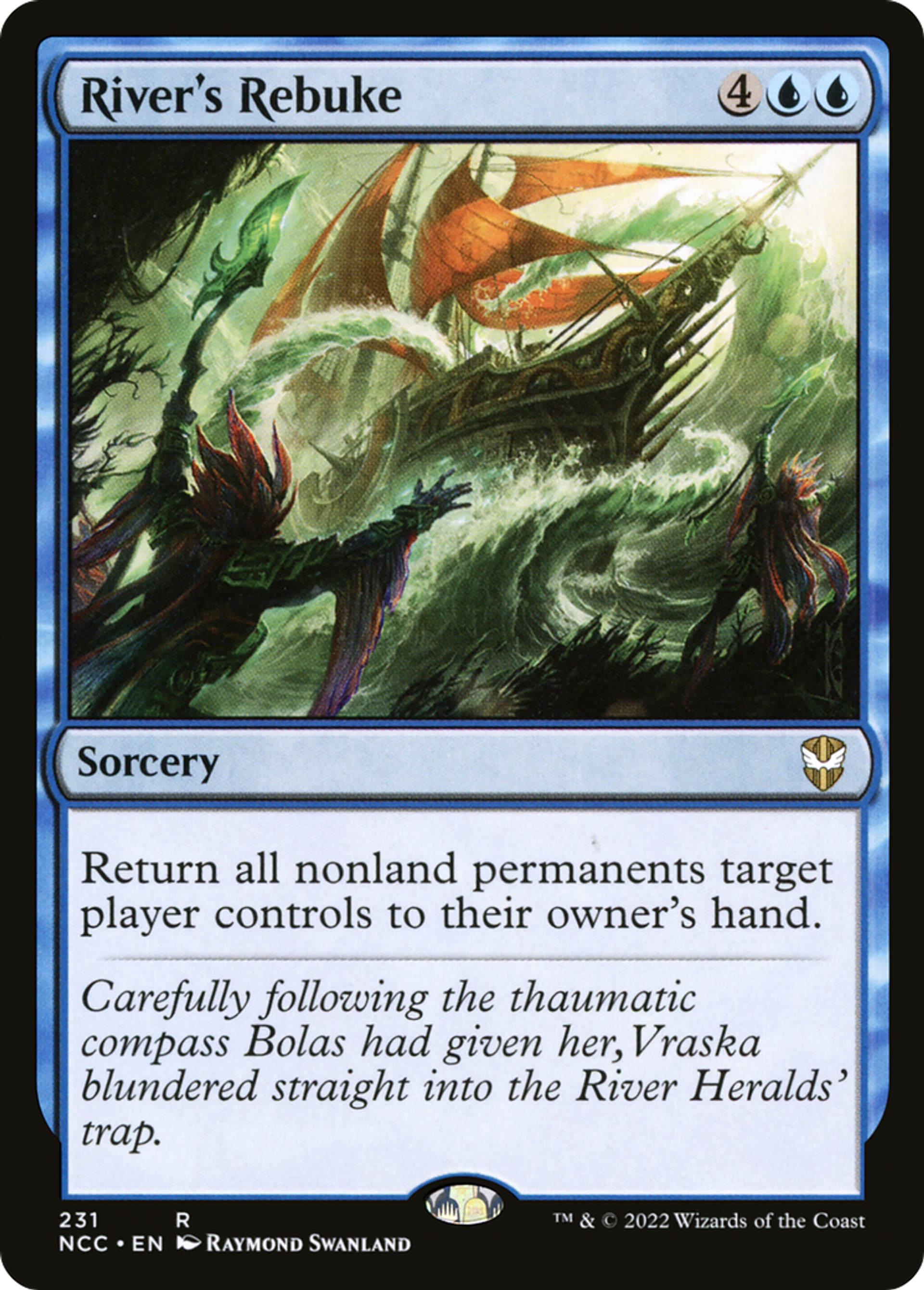 River's Rebuke — New Capenna Commander — Magic: The Gathering