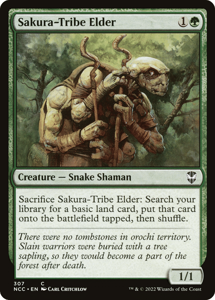 Sakura-Tribe Elder — New Capenna Commander — Magic: The Gathering