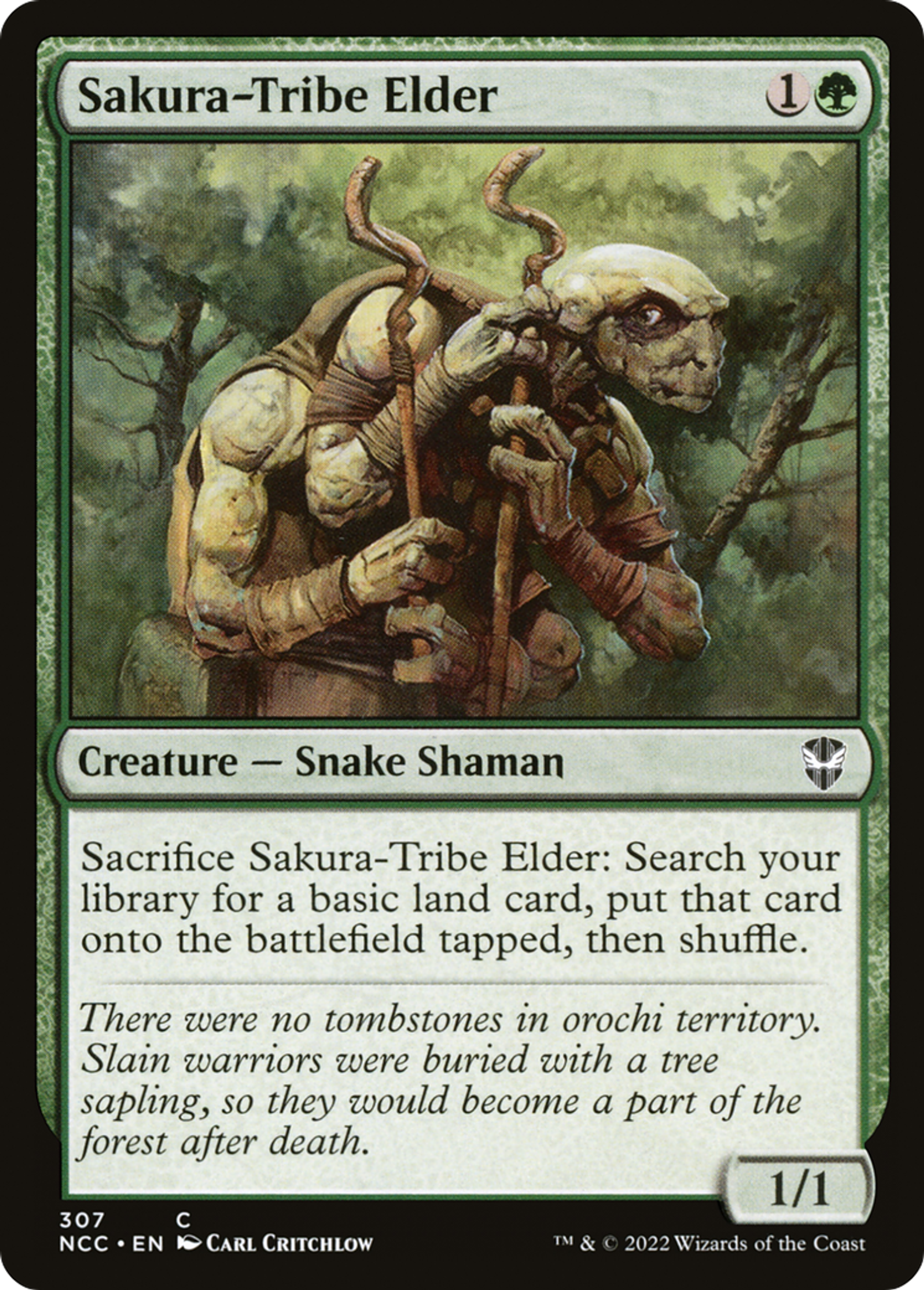 Sakura-Tribe Elder — New Capenna Commander — Magic: The Gathering