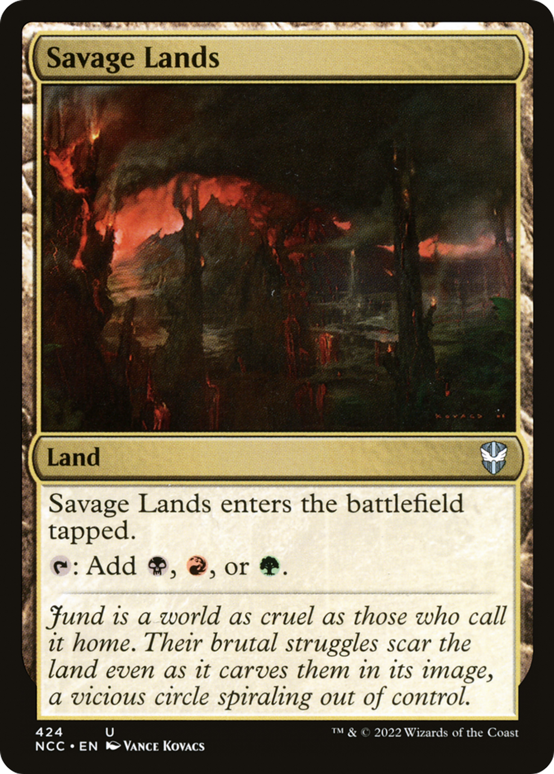 Savage Lands — New Capenna Commander — Magic: The Gathering