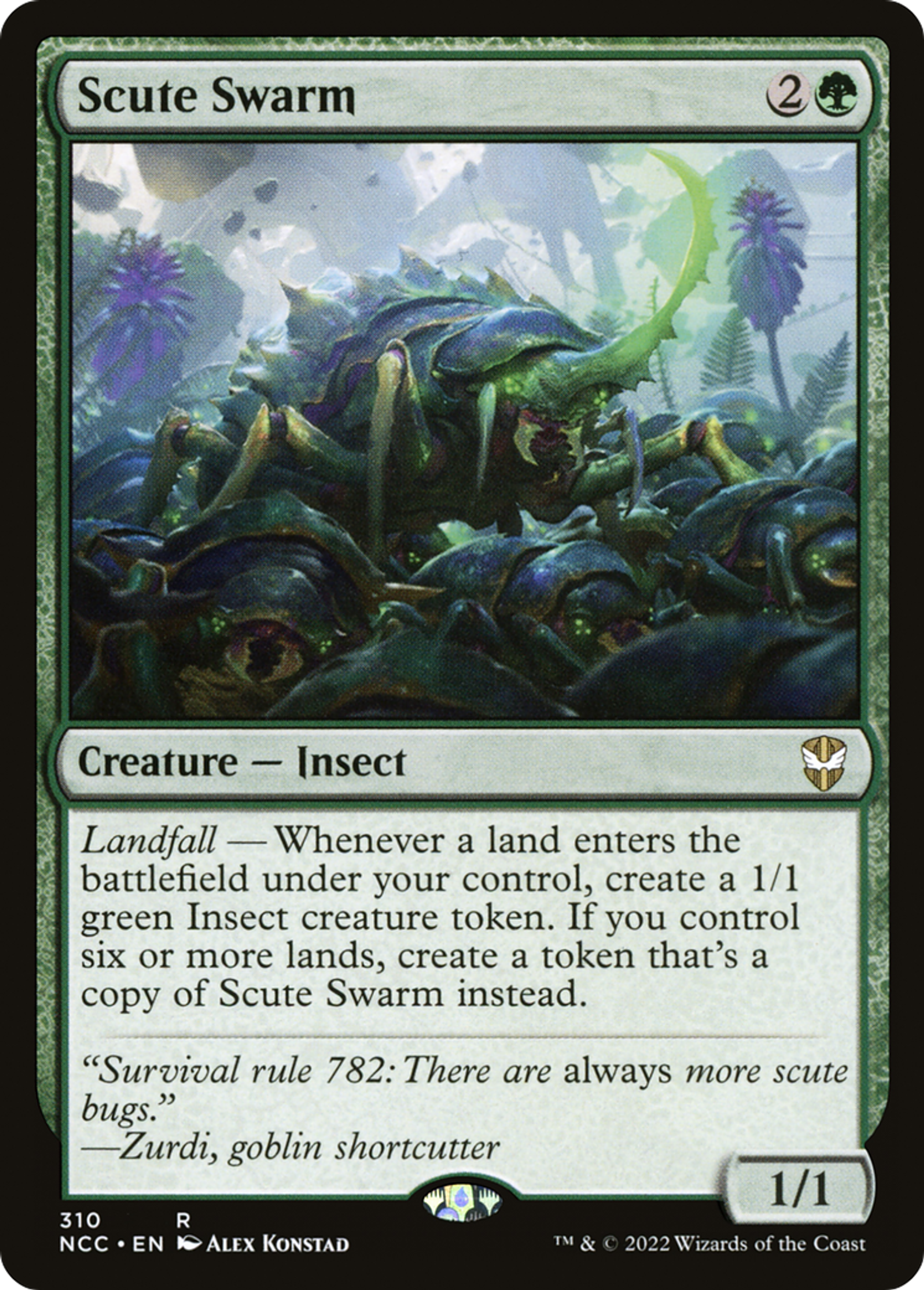 Scute Swarm — New Capenna Commander — Magic: The Gathering