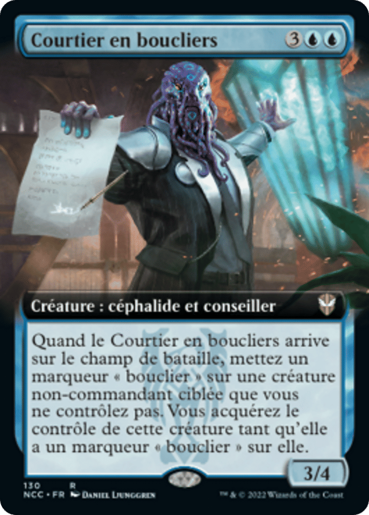 Courtier en boucliers — New Capenna Commander — Magic: The Gathering