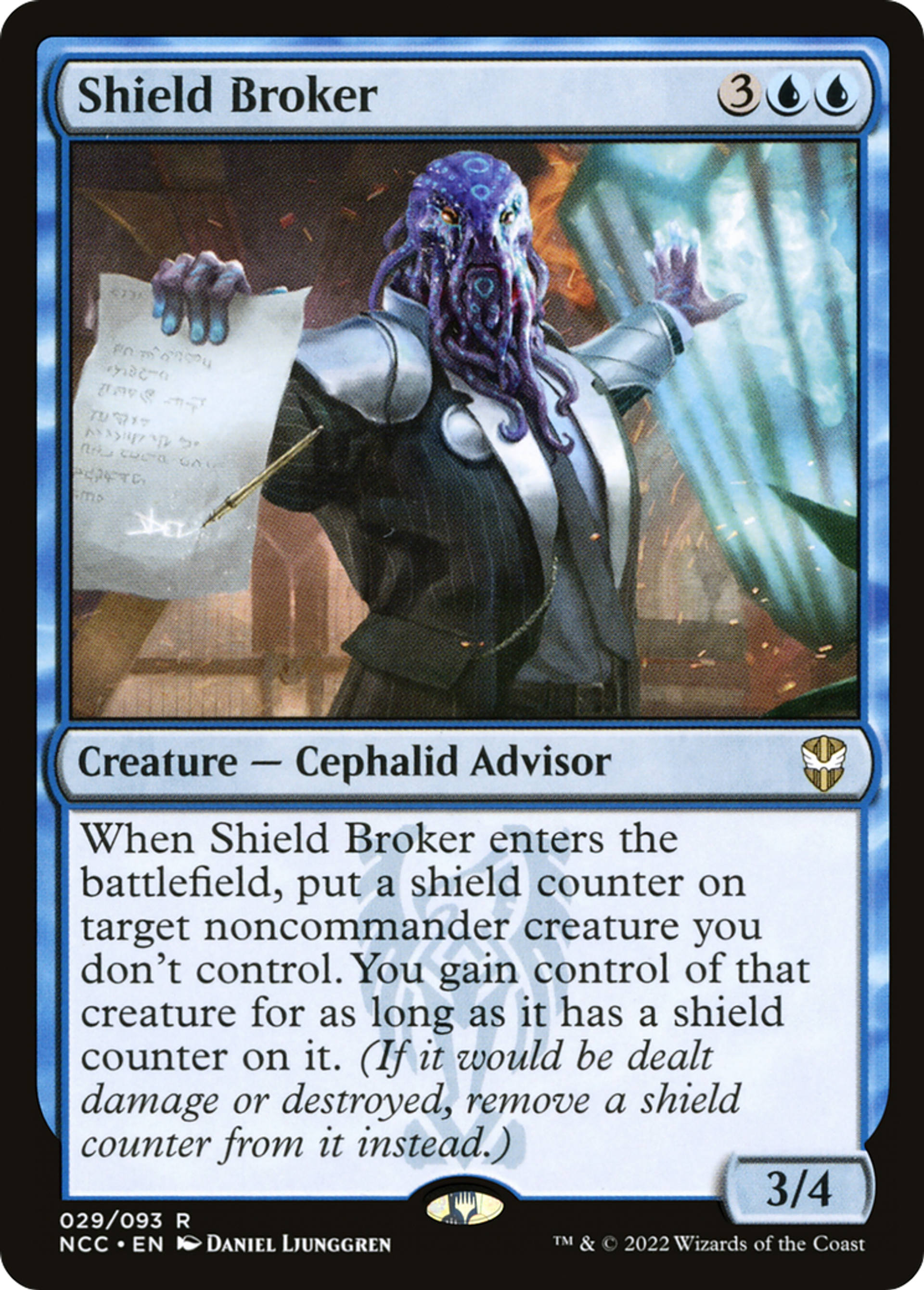 Shield Broker — New Capenna Commander — Magic: The Gathering