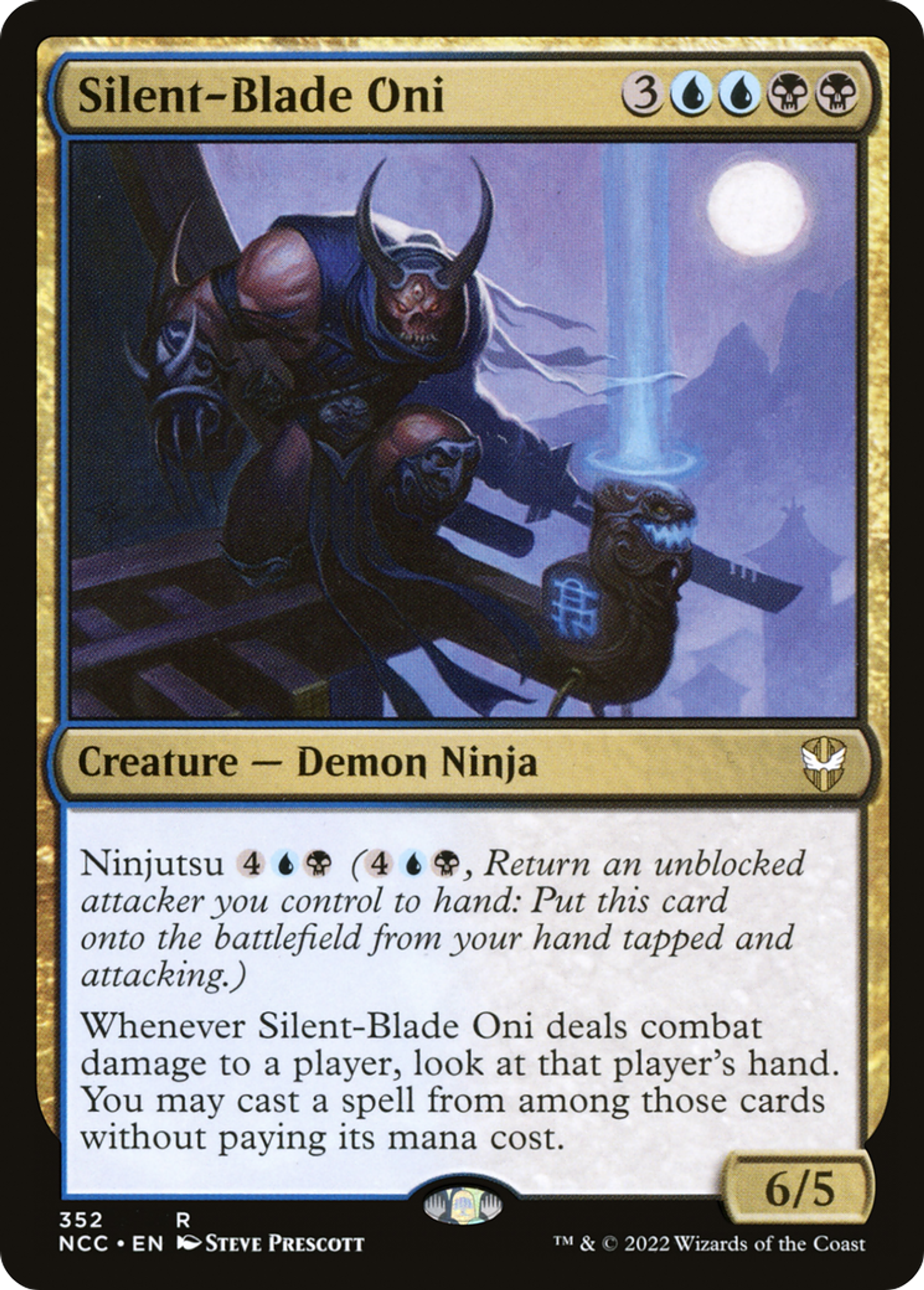 Silent-Blade Oni — New Capenna Commander — Magic: The Gathering