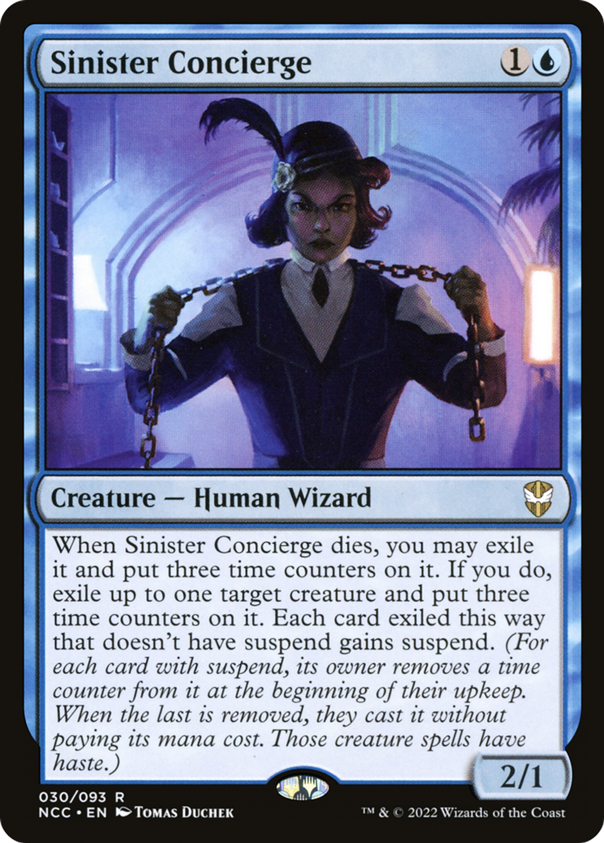 Sinister Concierge — New Capenna Commander — Magic: The Gathering
