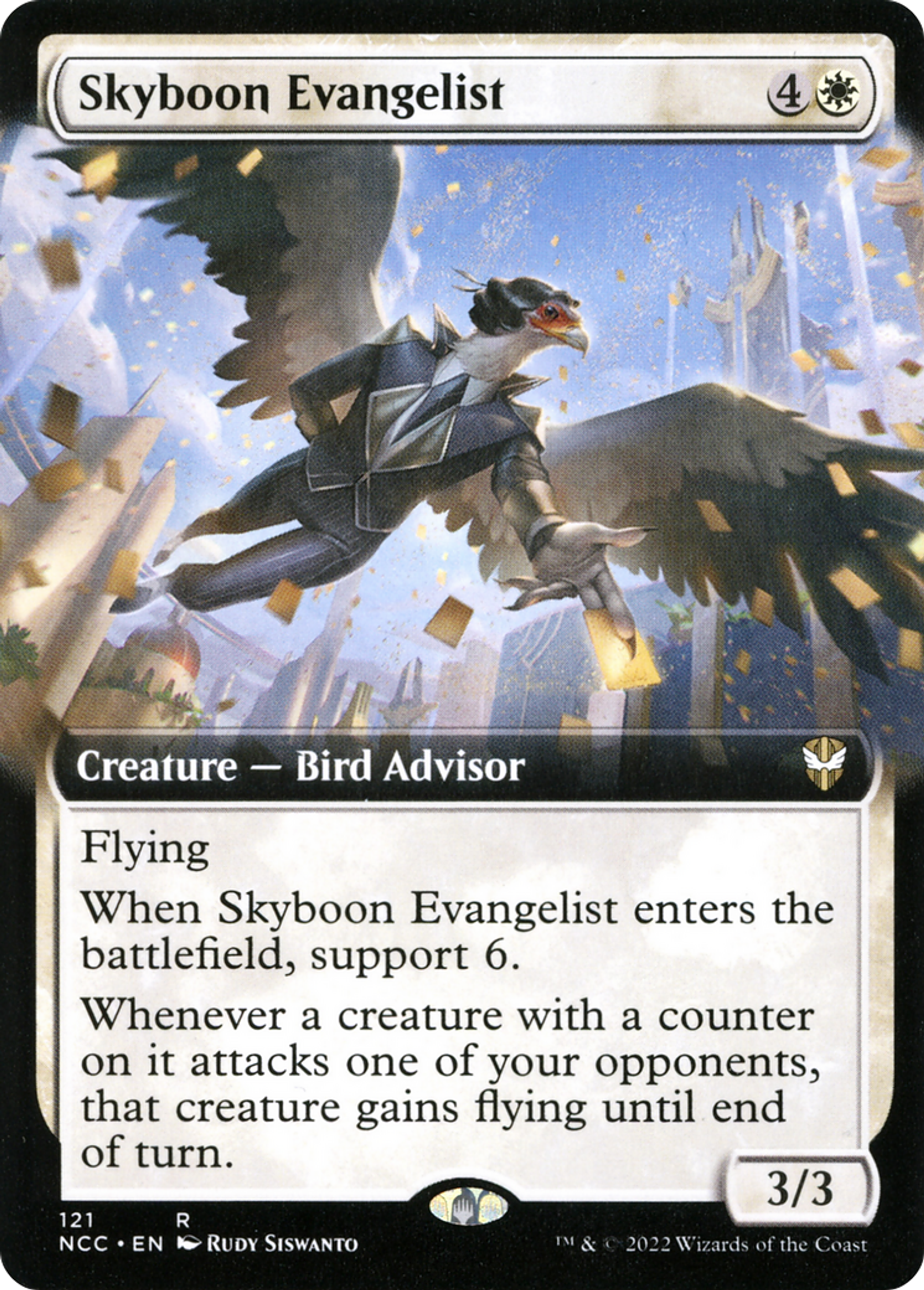 Skyboon Evangelist — New Capenna Commander — Magic: The Gathering