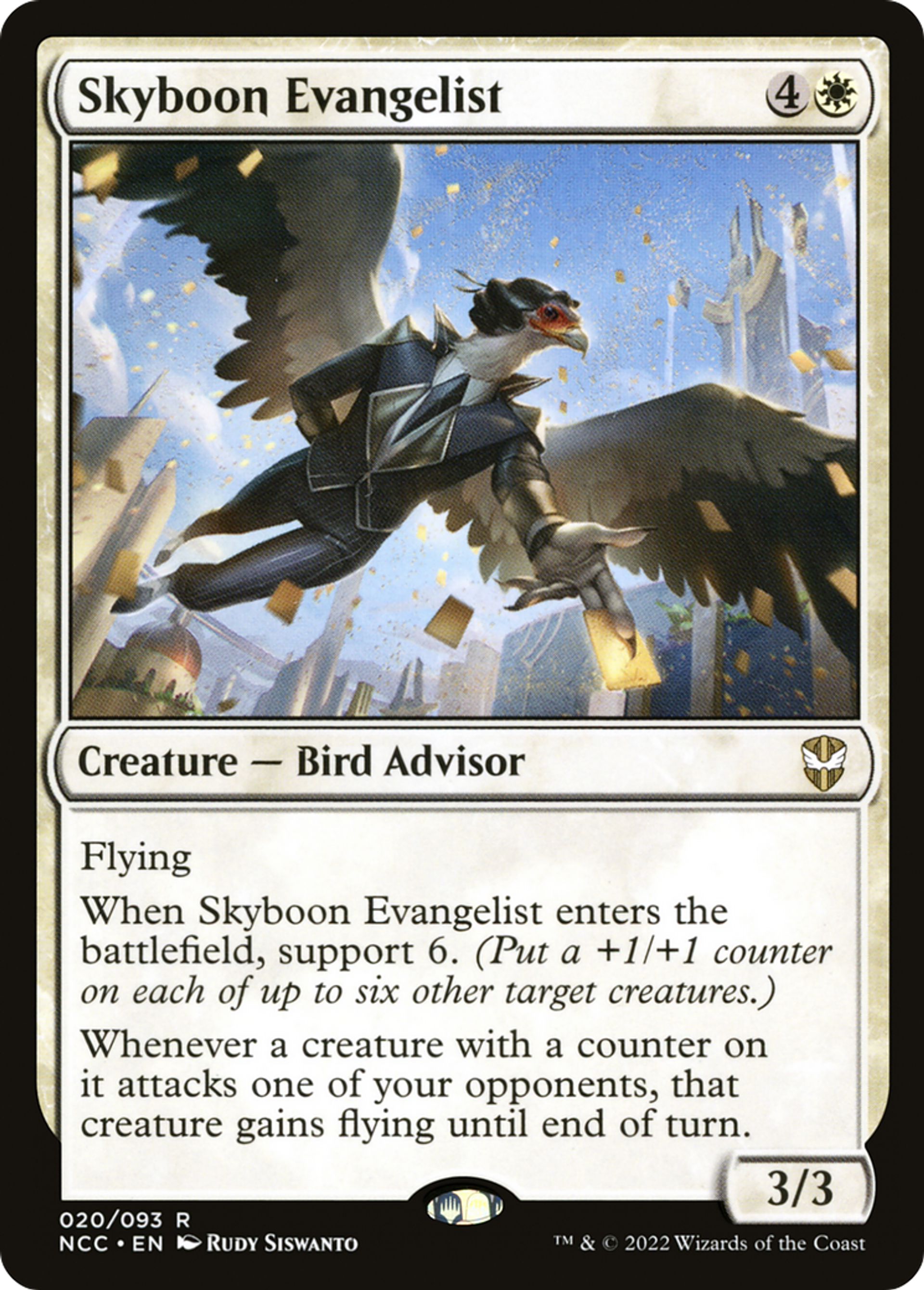 Skyboon Evangelist — New Capenna Commander — Magic: The Gathering