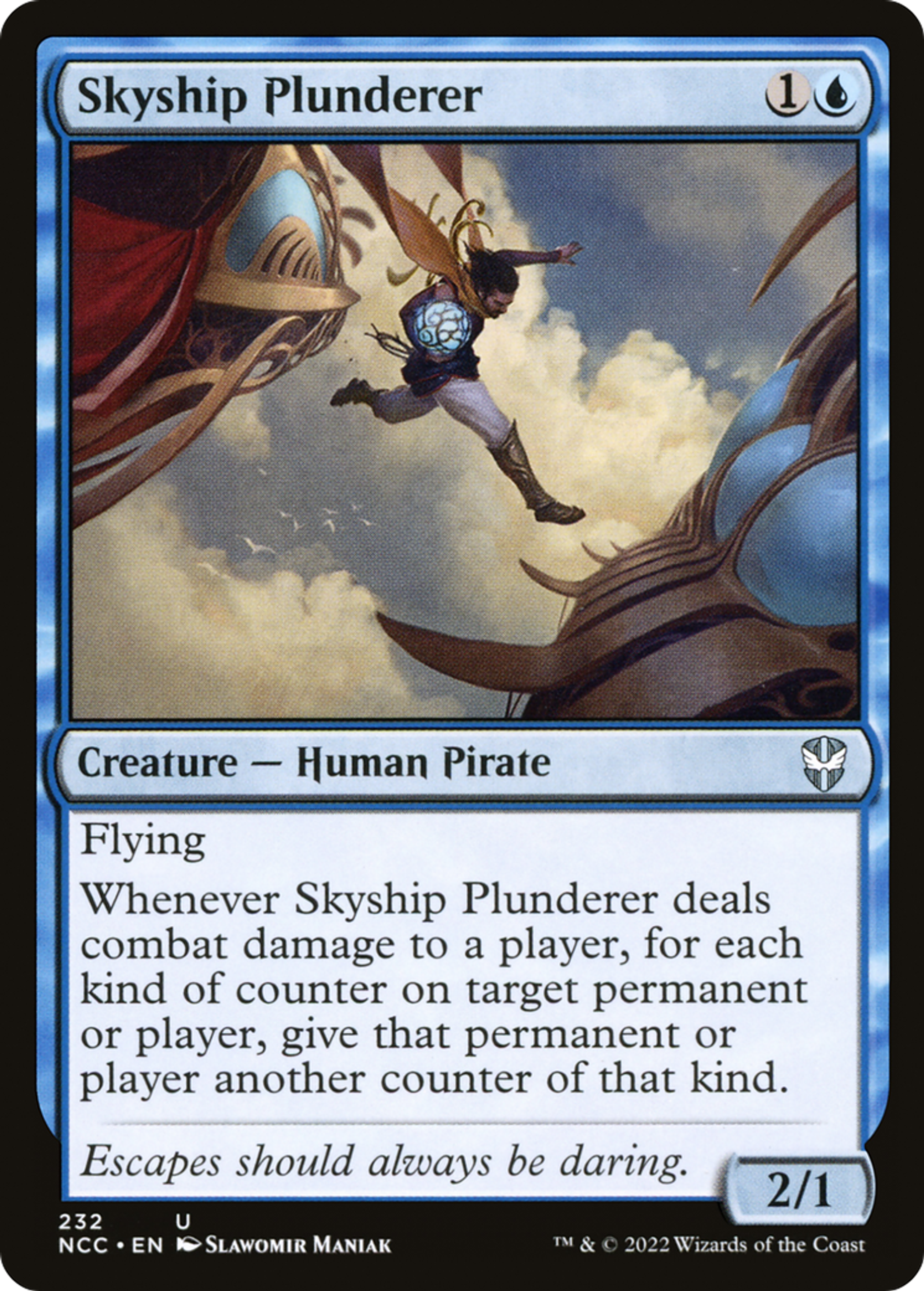 Skyship Plunderer — New Capenna Commander — Magic: The Gathering