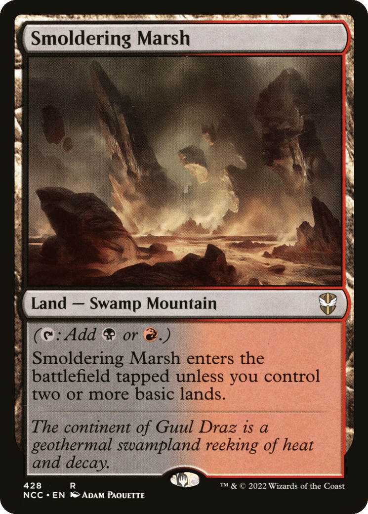 Smoldering Marsh — New Capenna Commander — Magic: The Gathering