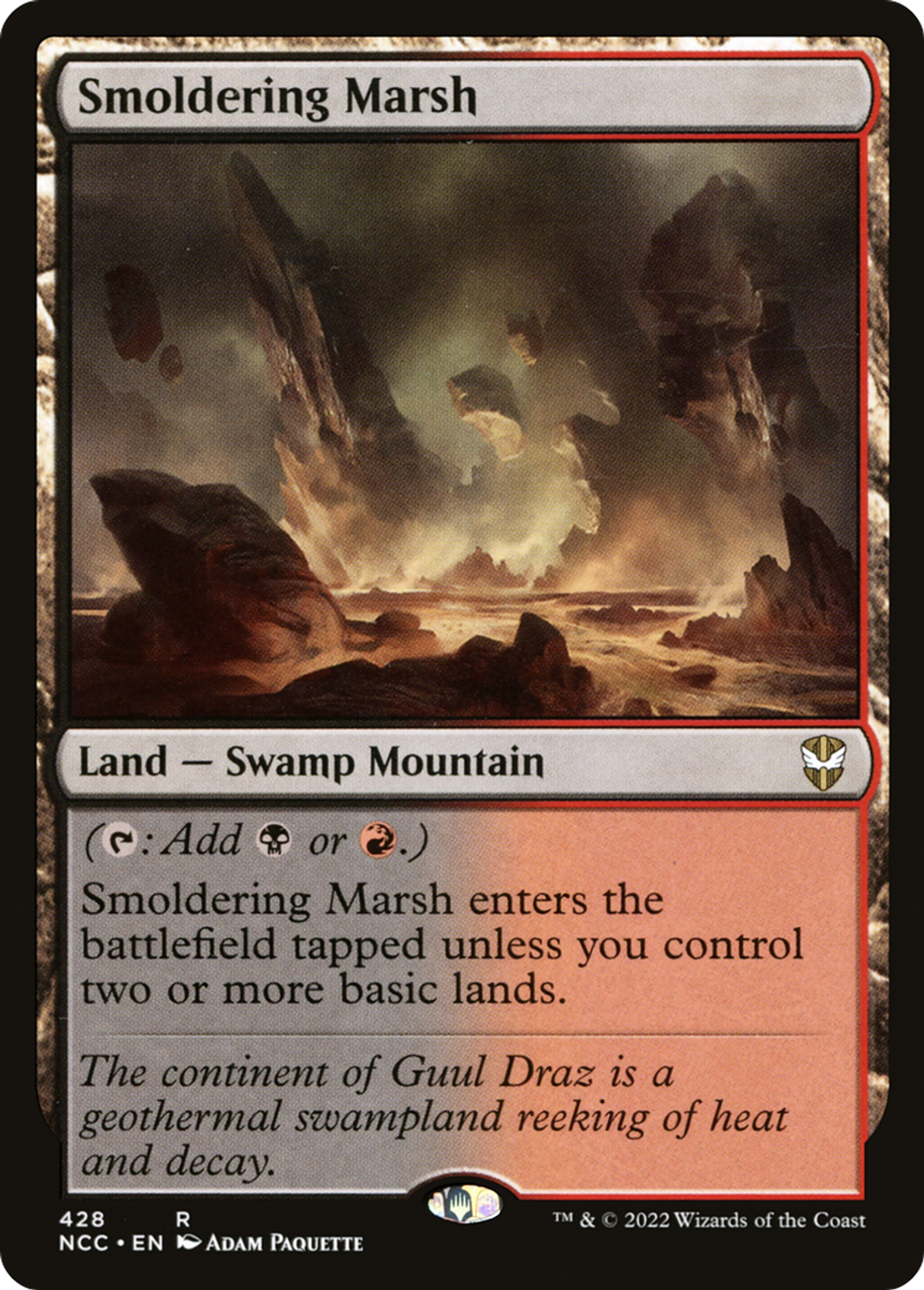 Smoldering Marsh — New Capenna Commander — Magic: The Gathering
