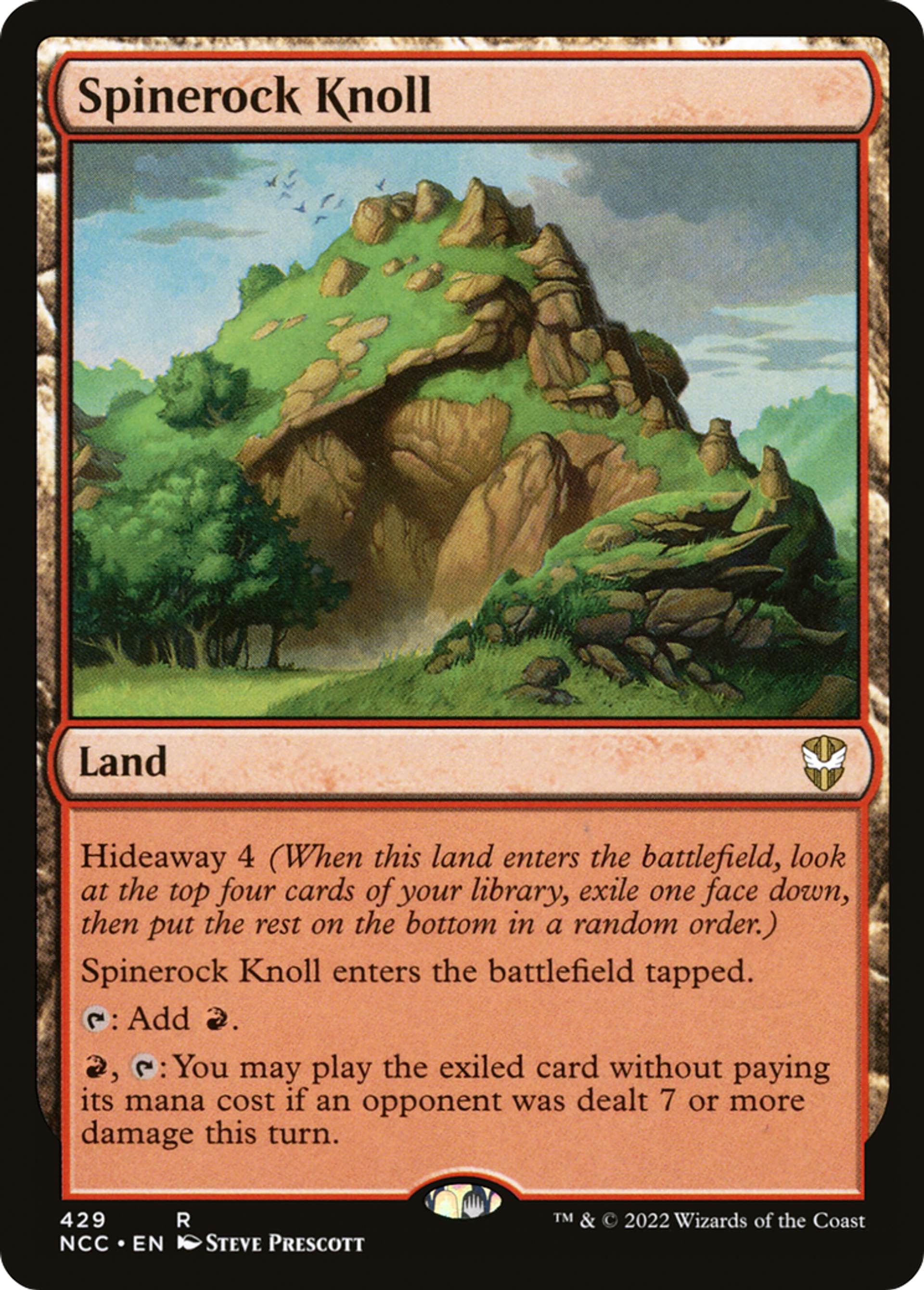 Spinerock Knoll — New Capenna Commander — Magic: The Gathering