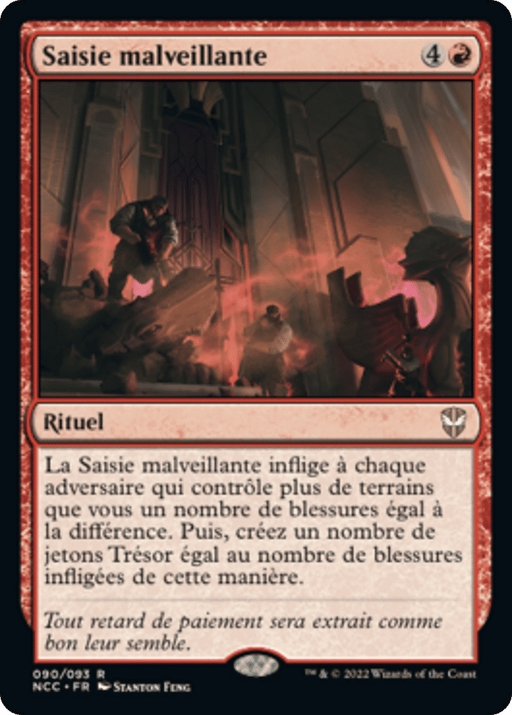 Saisie malveillante — New Capenna Commander — Magic: The Gathering