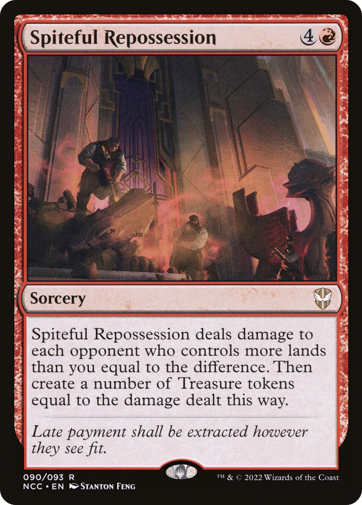 Spiteful Repossession — New Capenna Commander — Magic: The Gathering