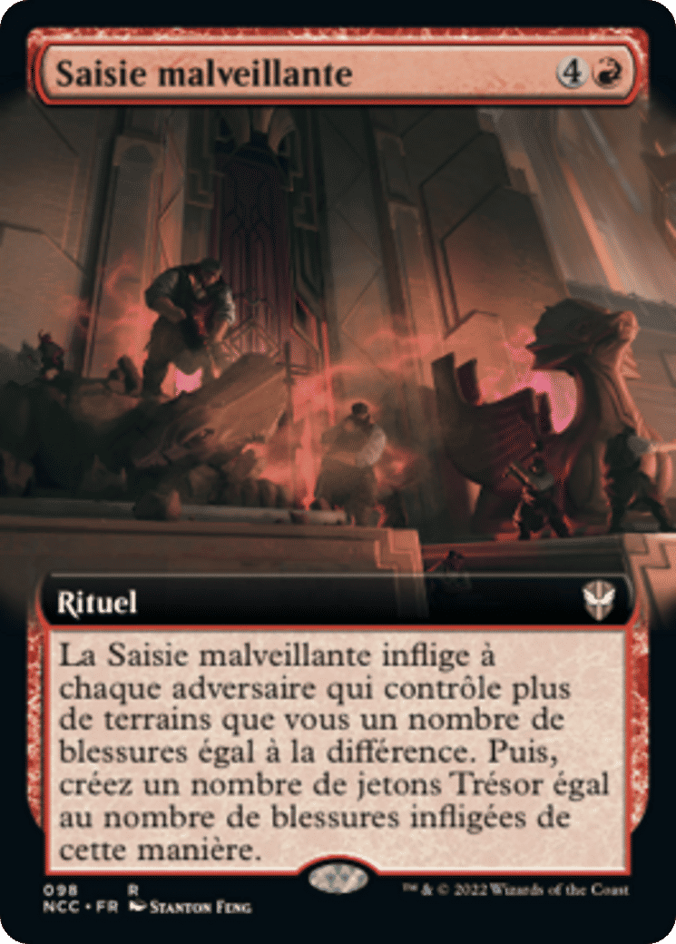 Saisie malveillante — New Capenna Commander — Magic: The Gathering
