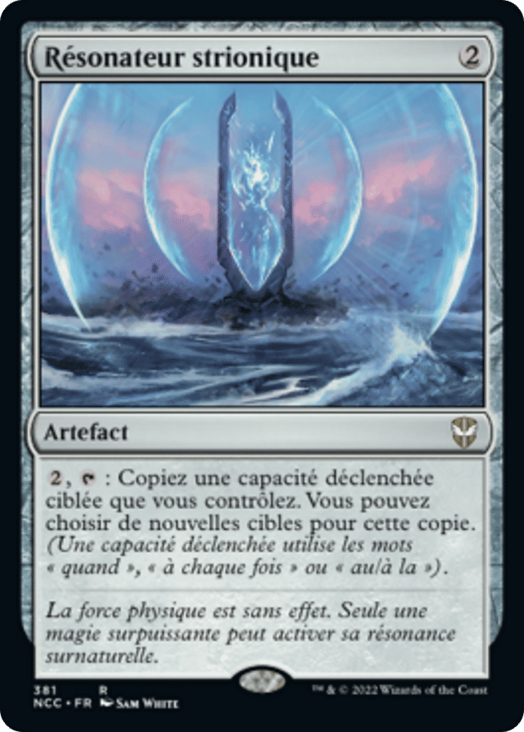 Résonateur strionique — New Capenna Commander — Magic: The Gathering