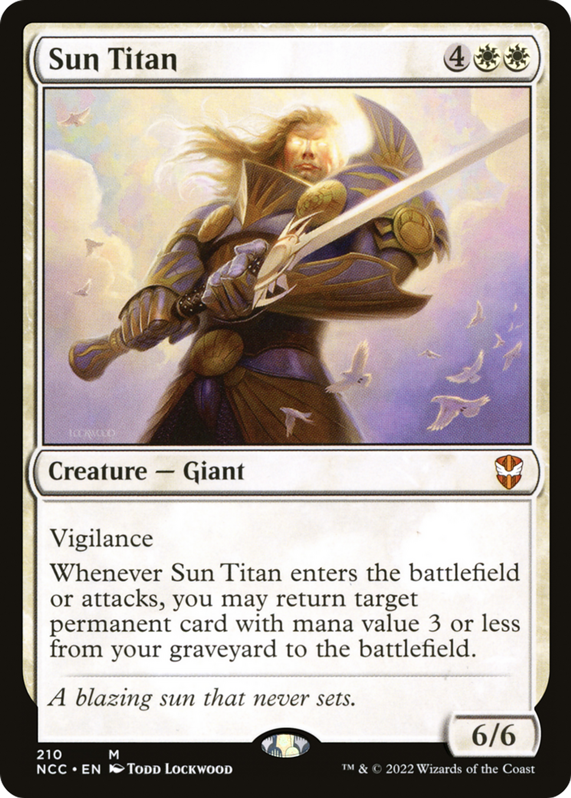 Sun Titan — New Capenna Commander — Magic: The Gathering