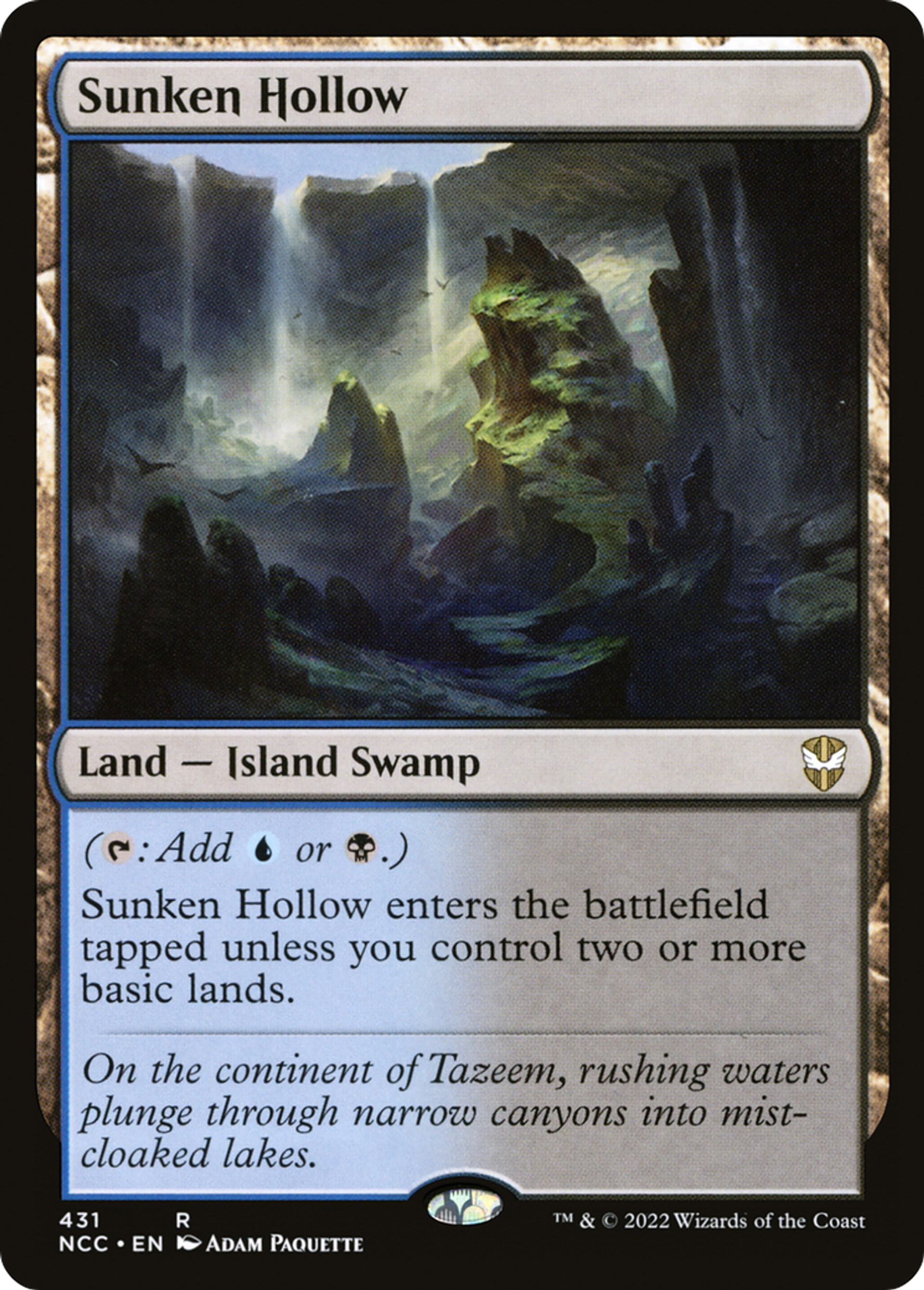 Sunken Hollow — New Capenna Commander — Magic: The Gathering