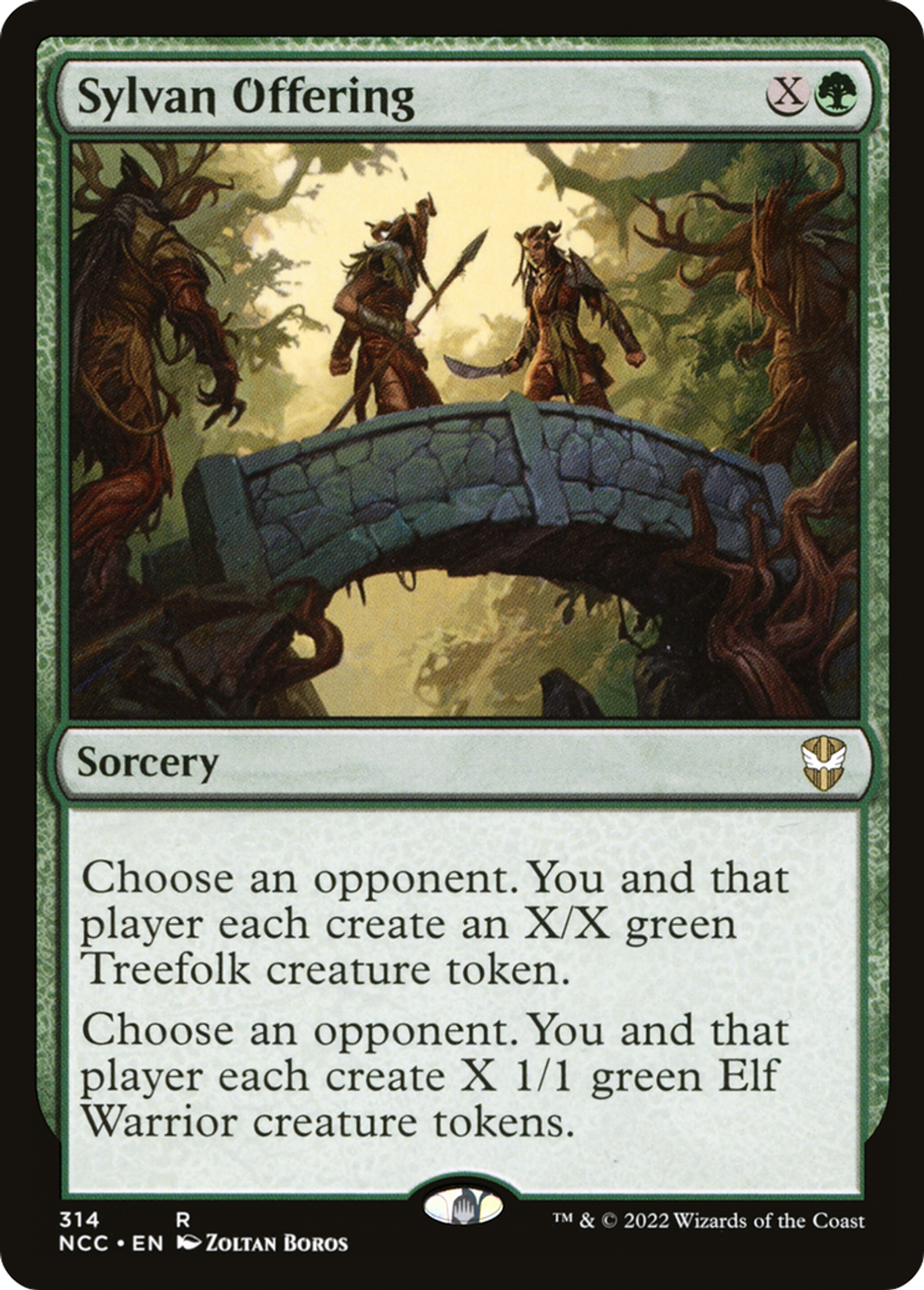 Sylvan Offering — New Capenna Commander — Magic: The Gathering