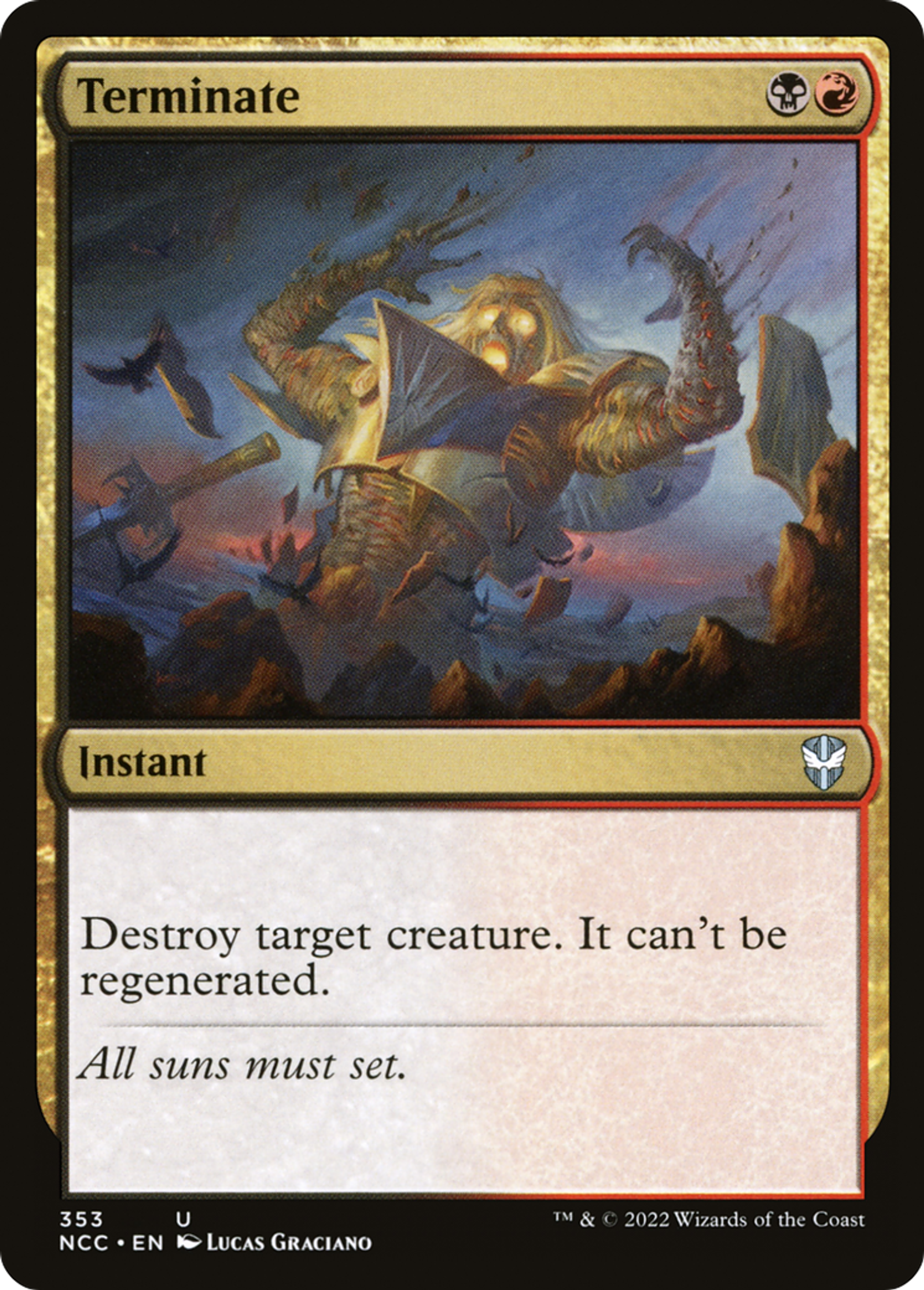 Terminate — New Capenna Commander — Magic: The Gathering