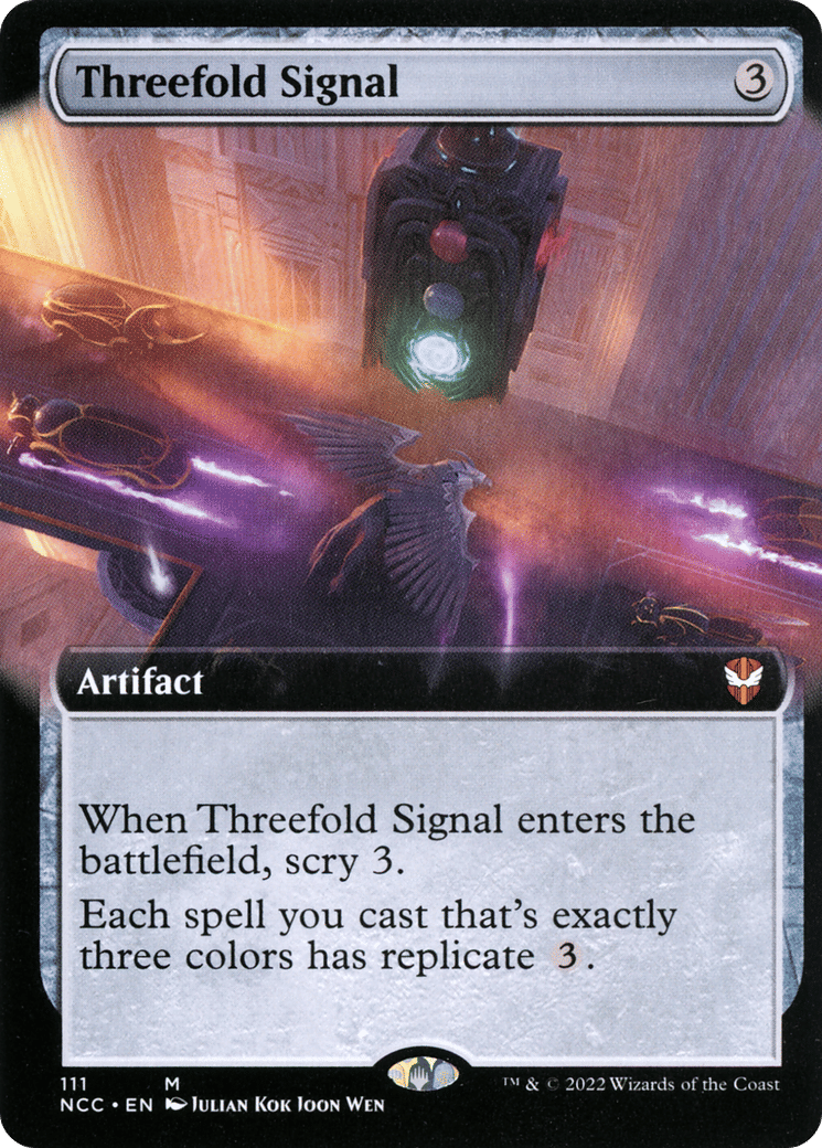 Threefold Signal — New Capenna Commander — Magic: The Gathering