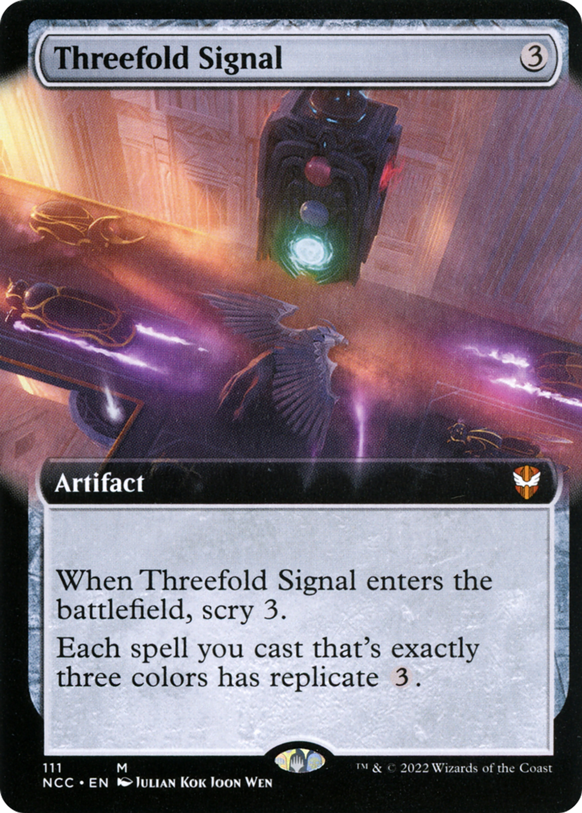 Threefold Signal — New Capenna Commander — Magic: The Gathering