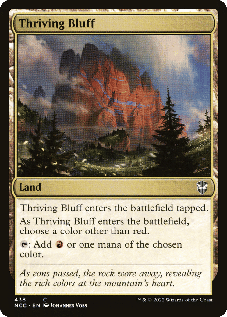 Thriving Bluff — New Capenna Commander — Magic: The Gathering