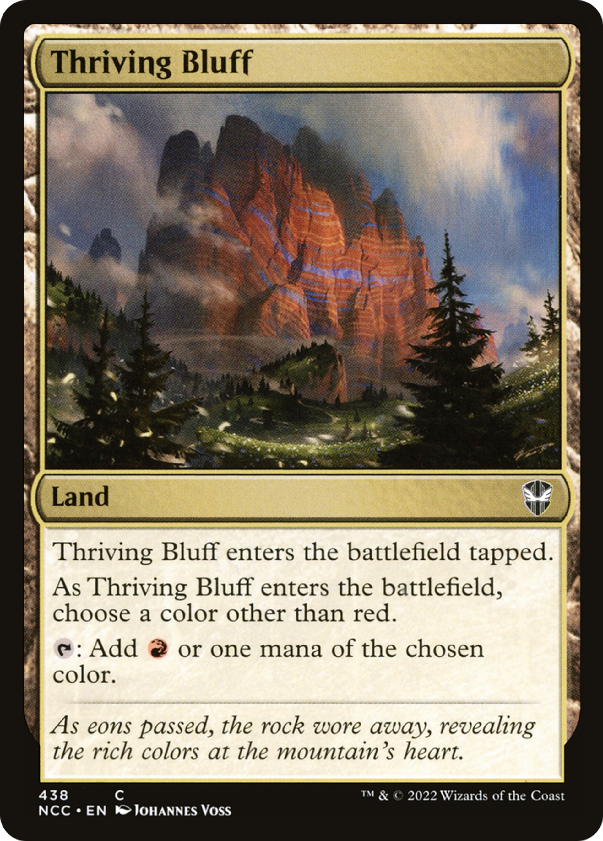 Thriving Bluff — New Capenna Commander — Magic: The Gathering