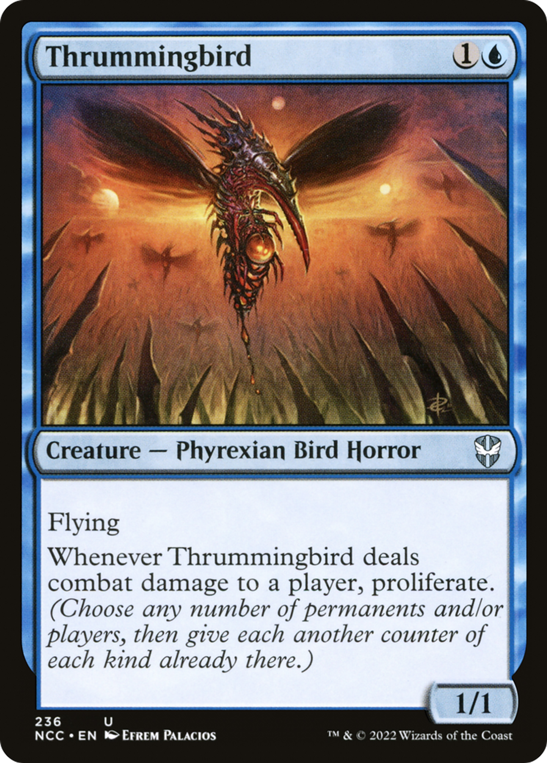 Thrummingbird — New Capenna Commander — Magic: The Gathering