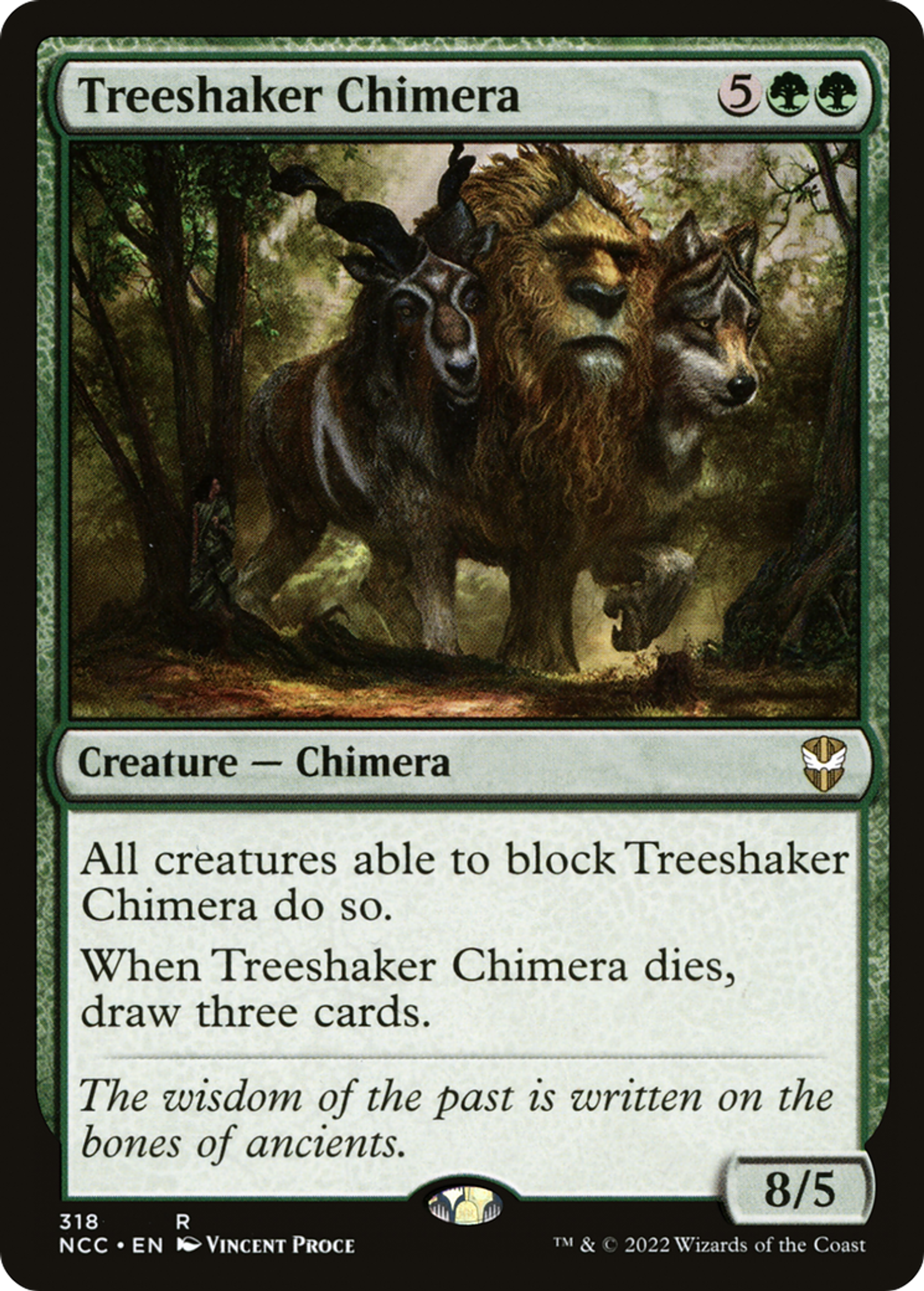 Treeshaker Chimera — New Capenna Commander — Magic: The Gathering