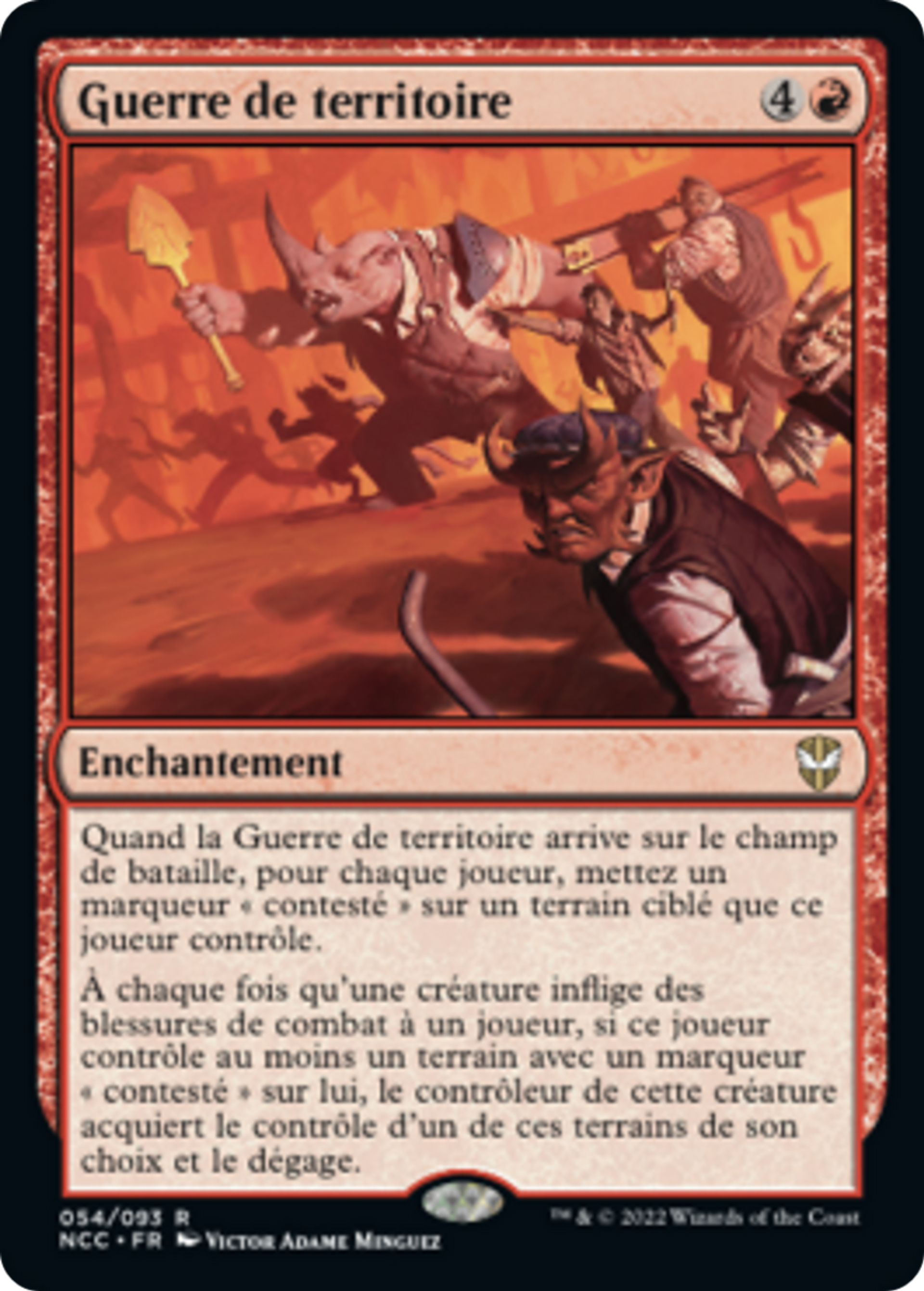Guerre de territoire — New Capenna Commander — Magic: The Gathering