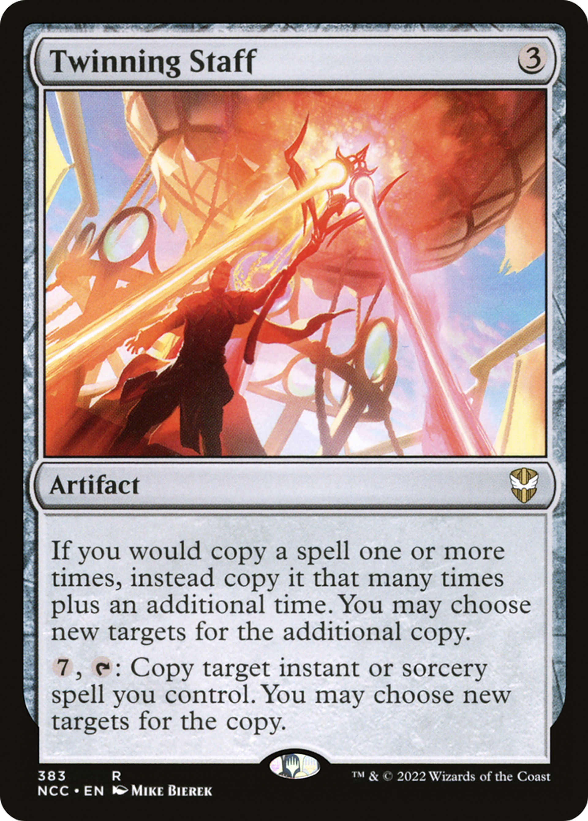 Twinning Staff — New Capenna Commander — Magic: The Gathering
