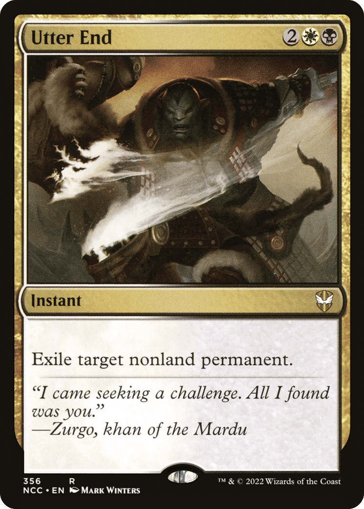 Utter End — New Capenna Commander — Magic: The Gathering