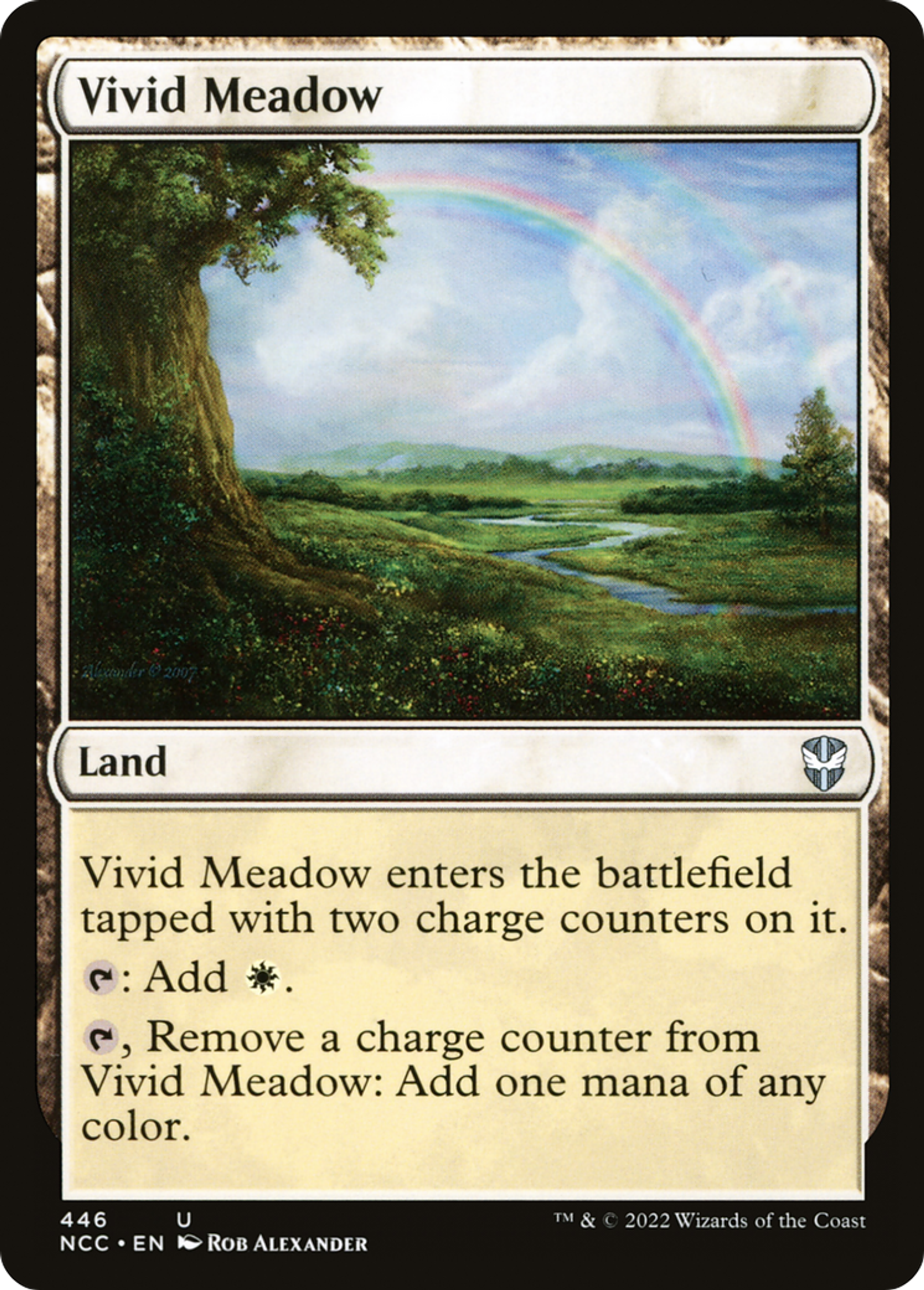 Vivid Meadow — New Capenna Commander — Magic: The Gathering