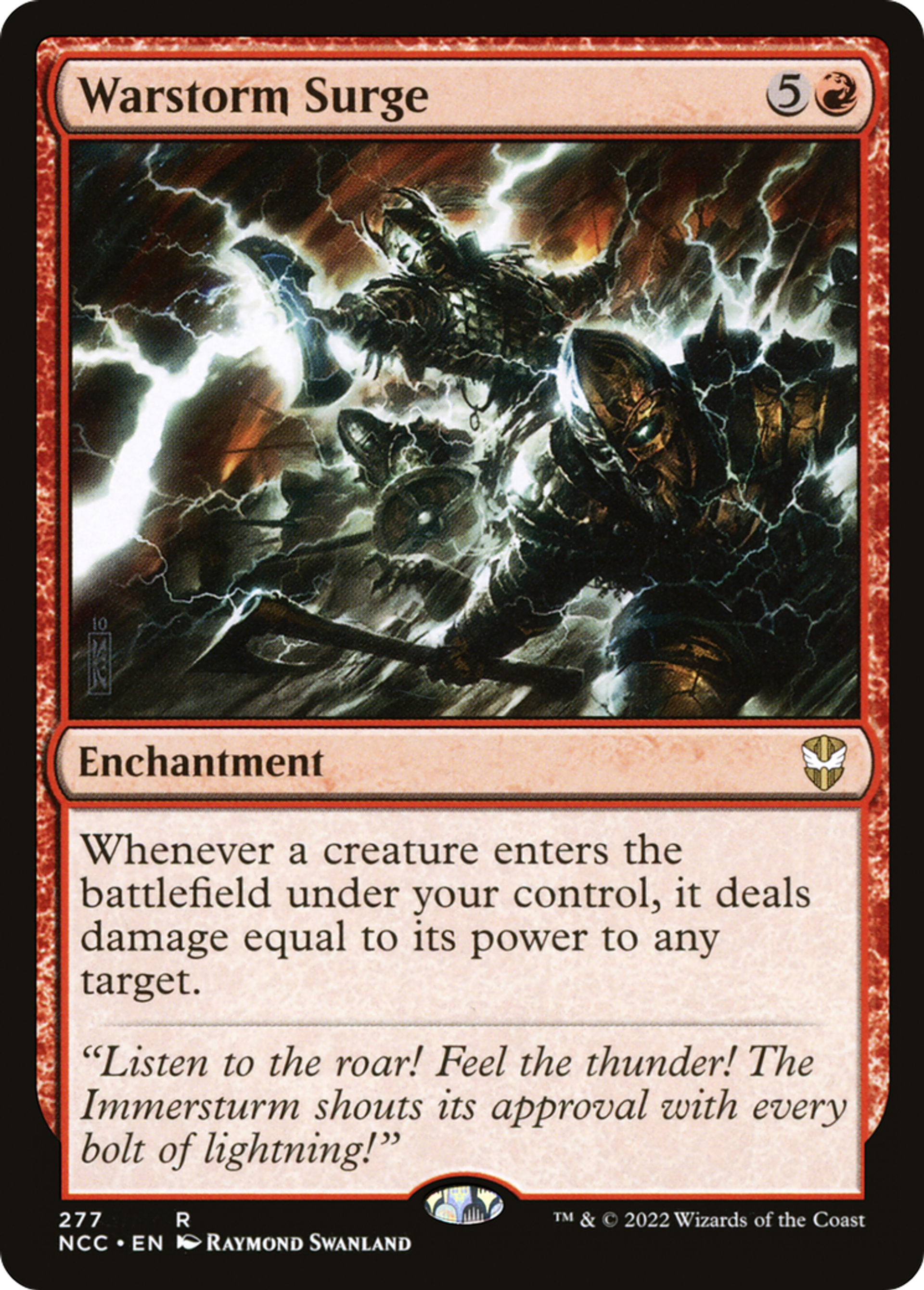 Warstorm Surge — New Capenna Commander — Magic: The Gathering