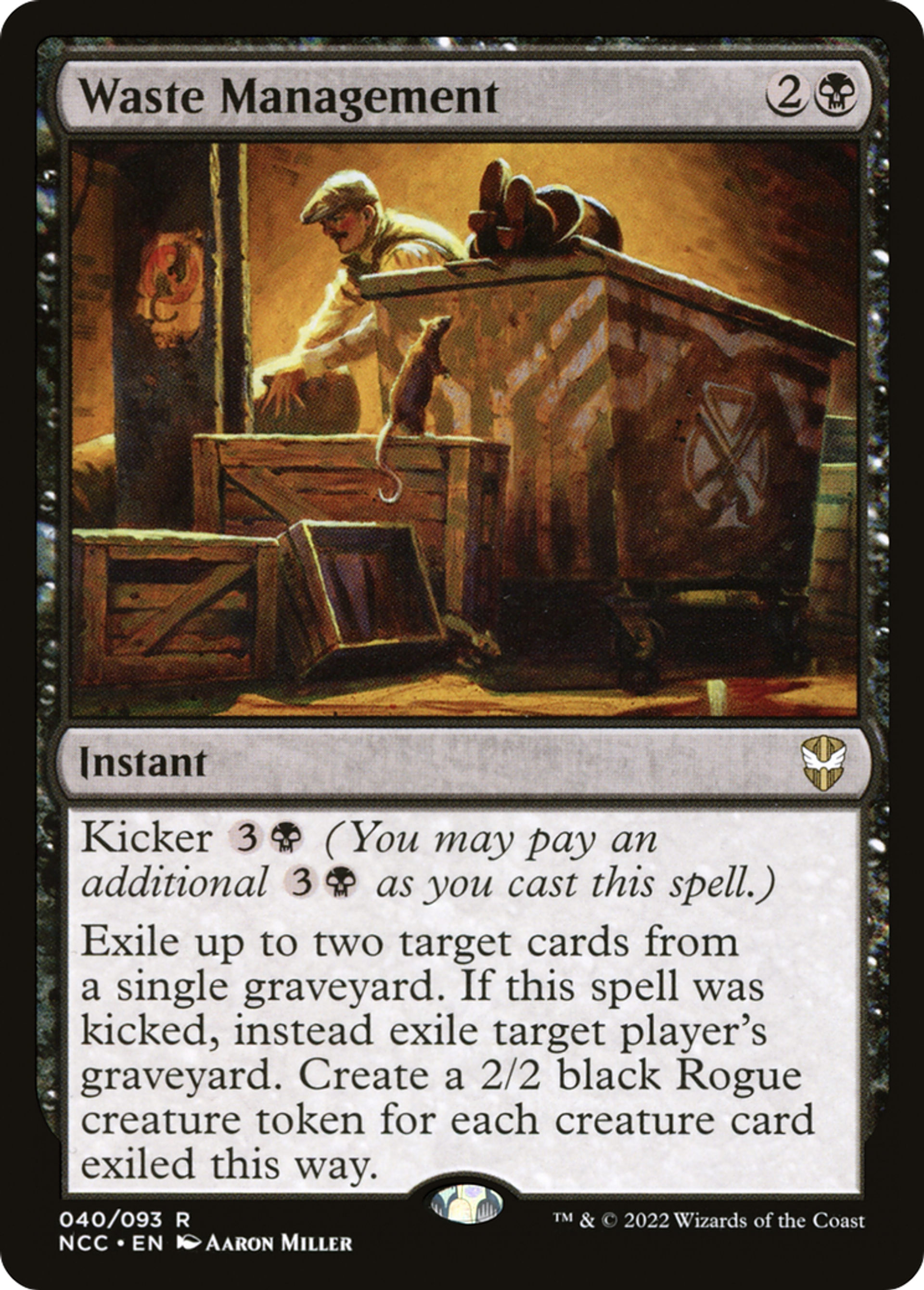 Waste Management — New Capenna Commander — Magic: The Gathering