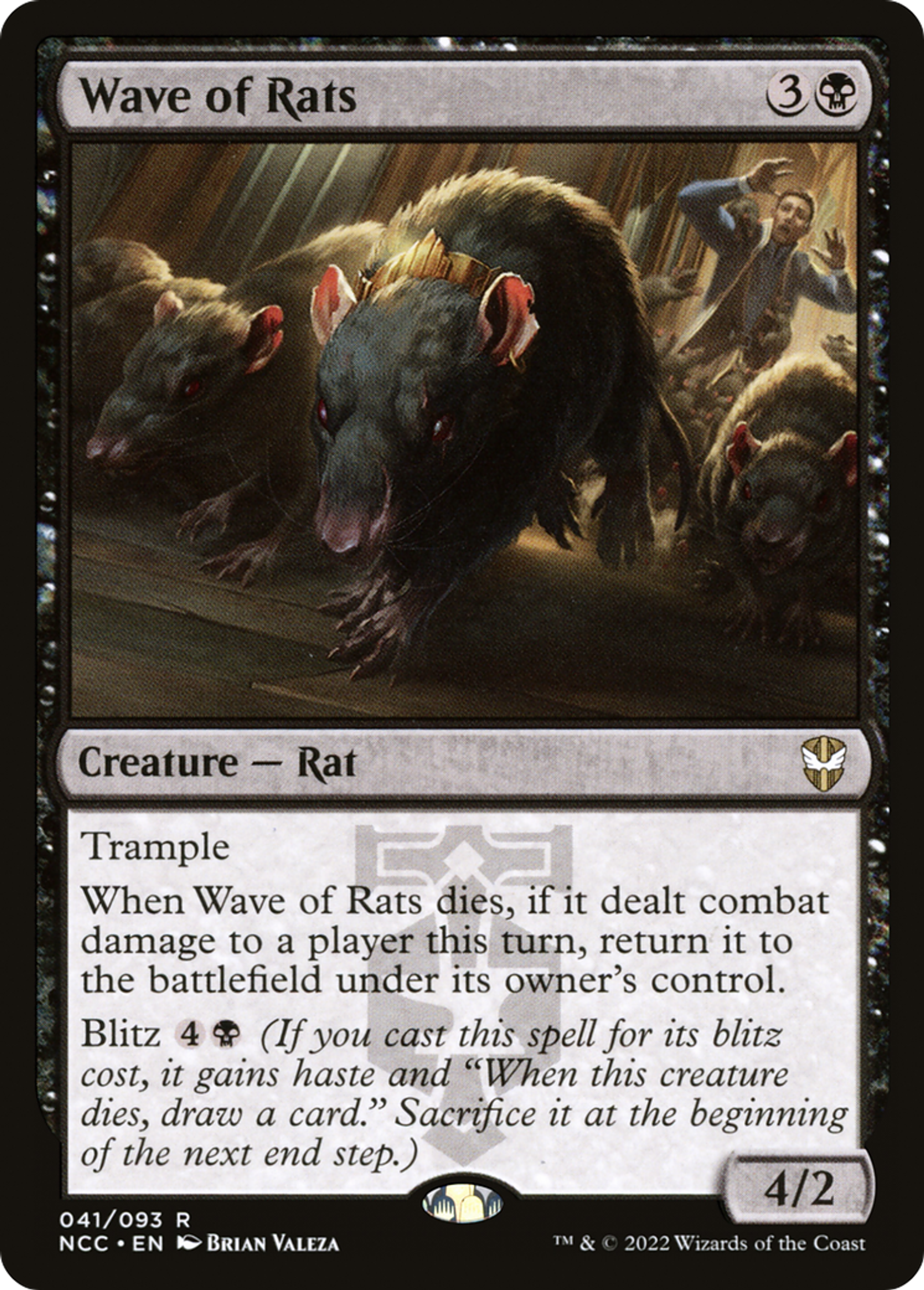Wave of Rats — New Capenna Commander — Magic: The Gathering