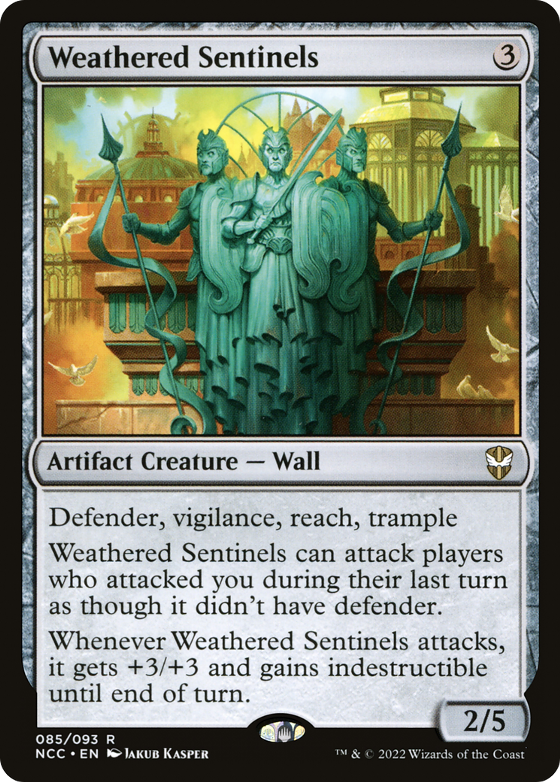Weathered Sentinels — New Capenna Commander — Magic: The Gathering