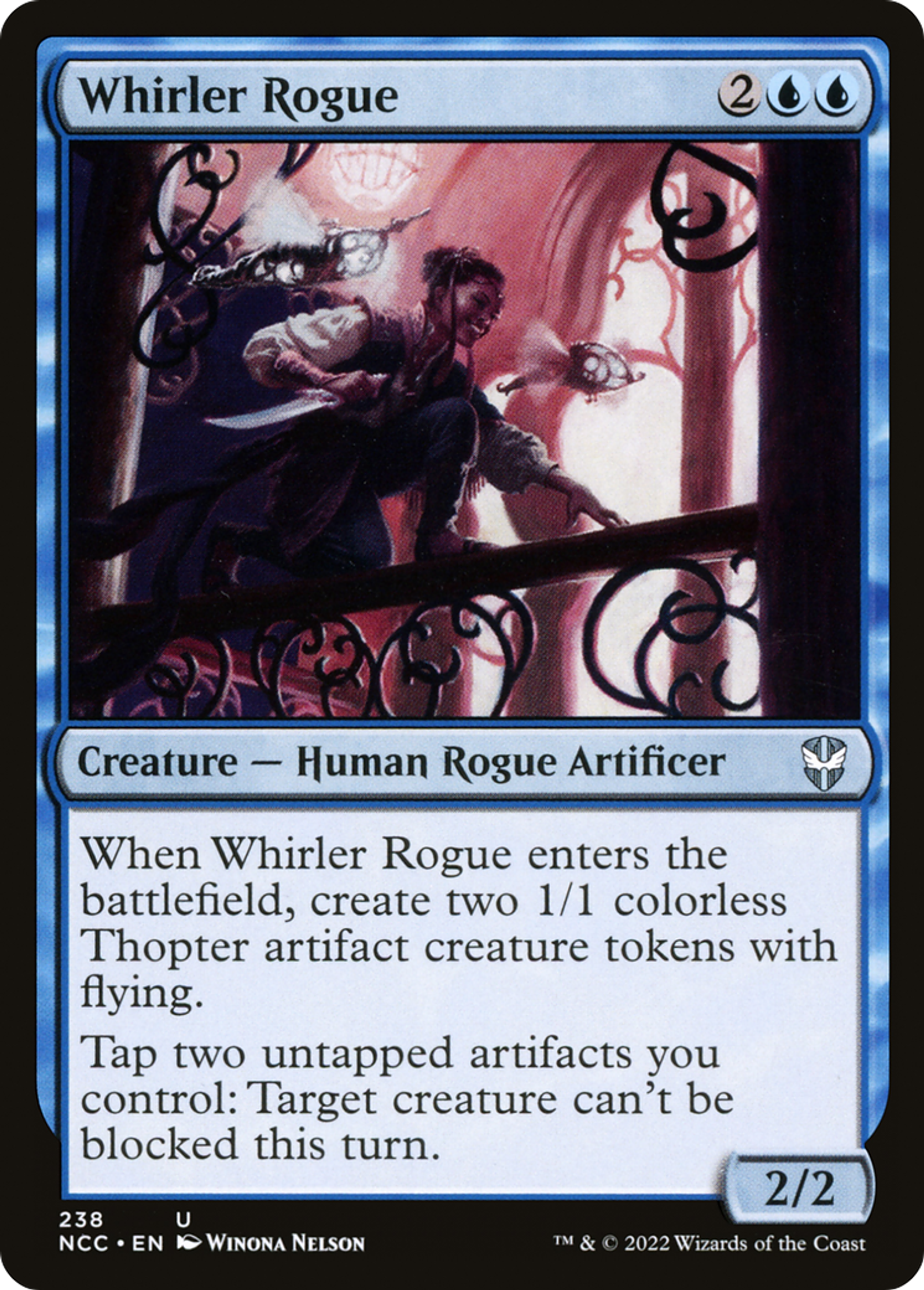Whirler Rogue — New Capenna Commander — Magic: The Gathering
