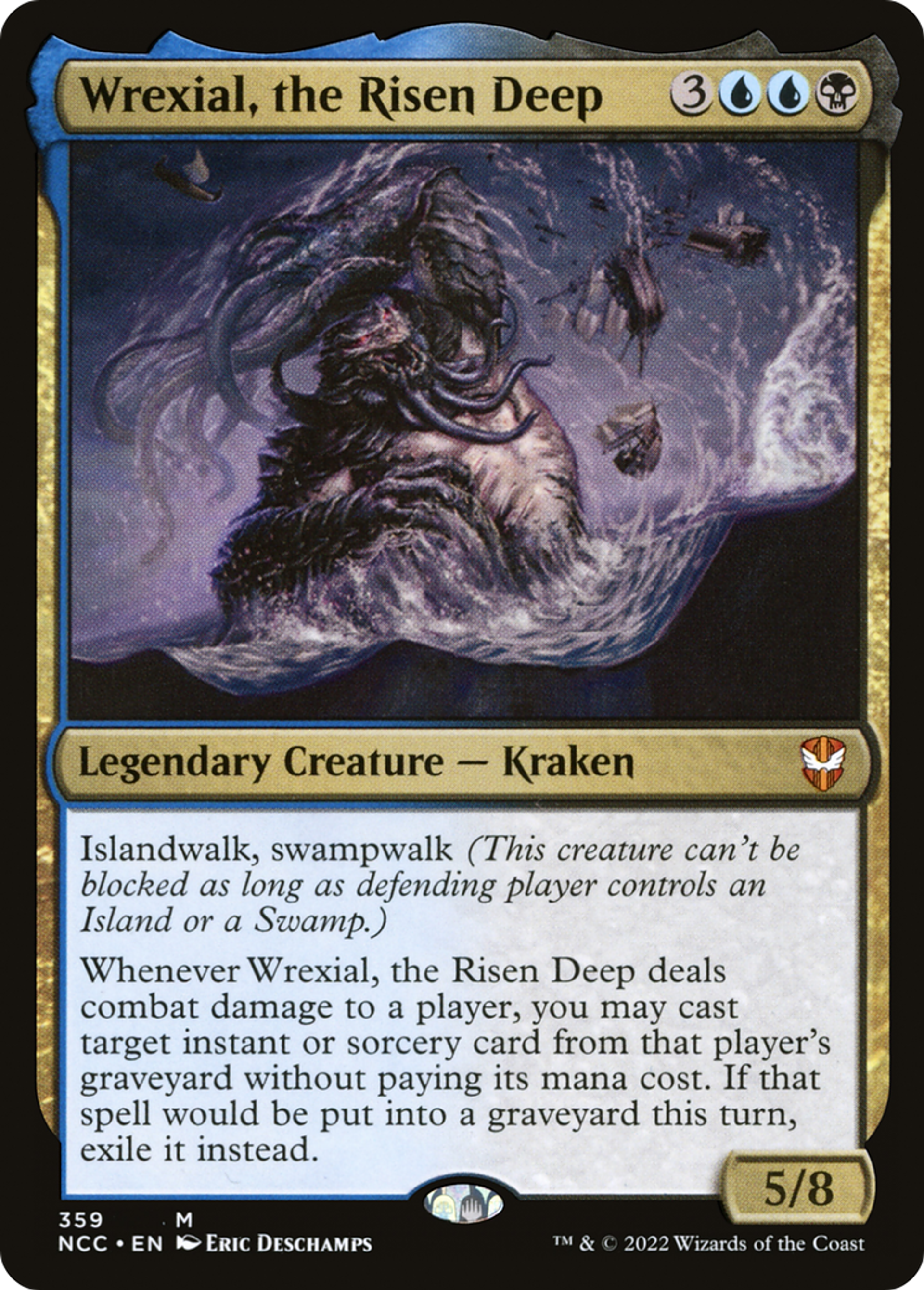 Wrexial, the Risen Deep — New Capenna Commander — Magic: The Gathering