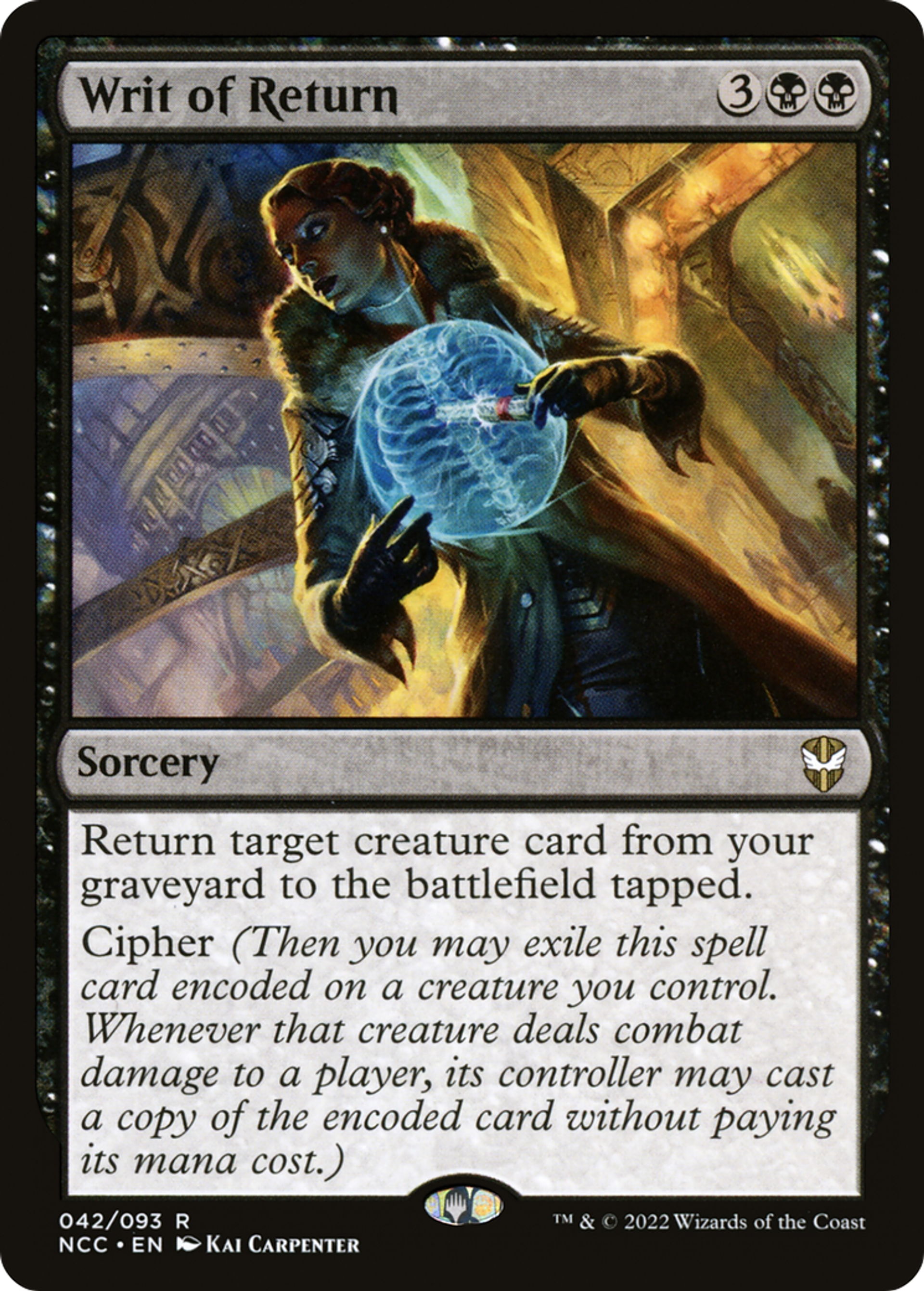 Writ of Return — New Capenna Commander — Magic: The Gathering