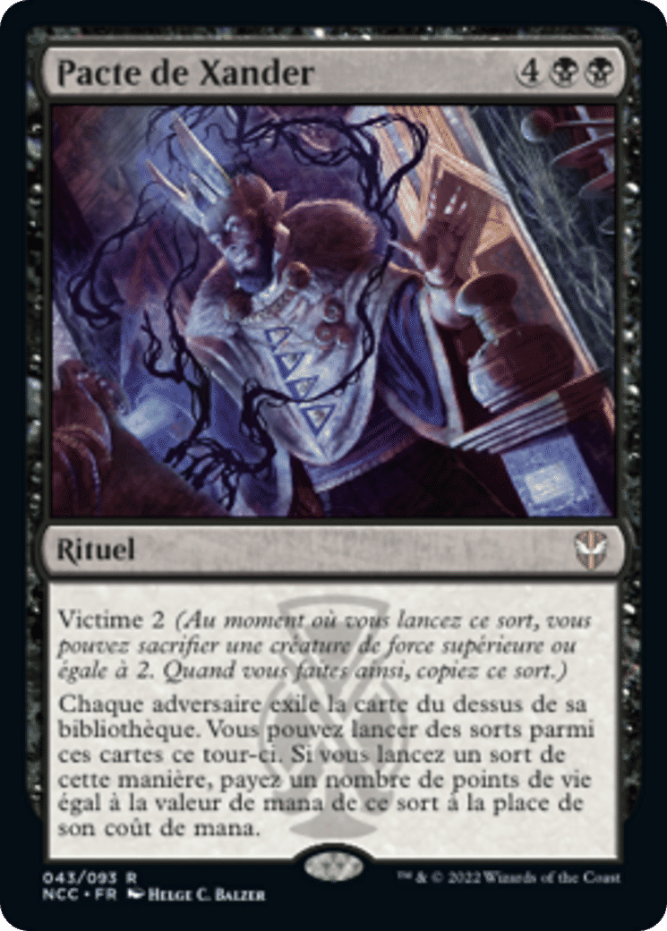Pacte de Xander — New Capenna Commander — Magic: The Gathering