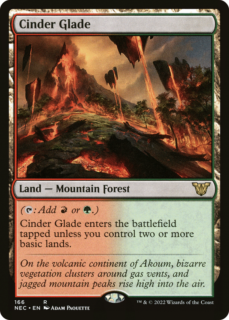 Cinder Glade — Neon Dynasty Commander — Magic: The Gathering
