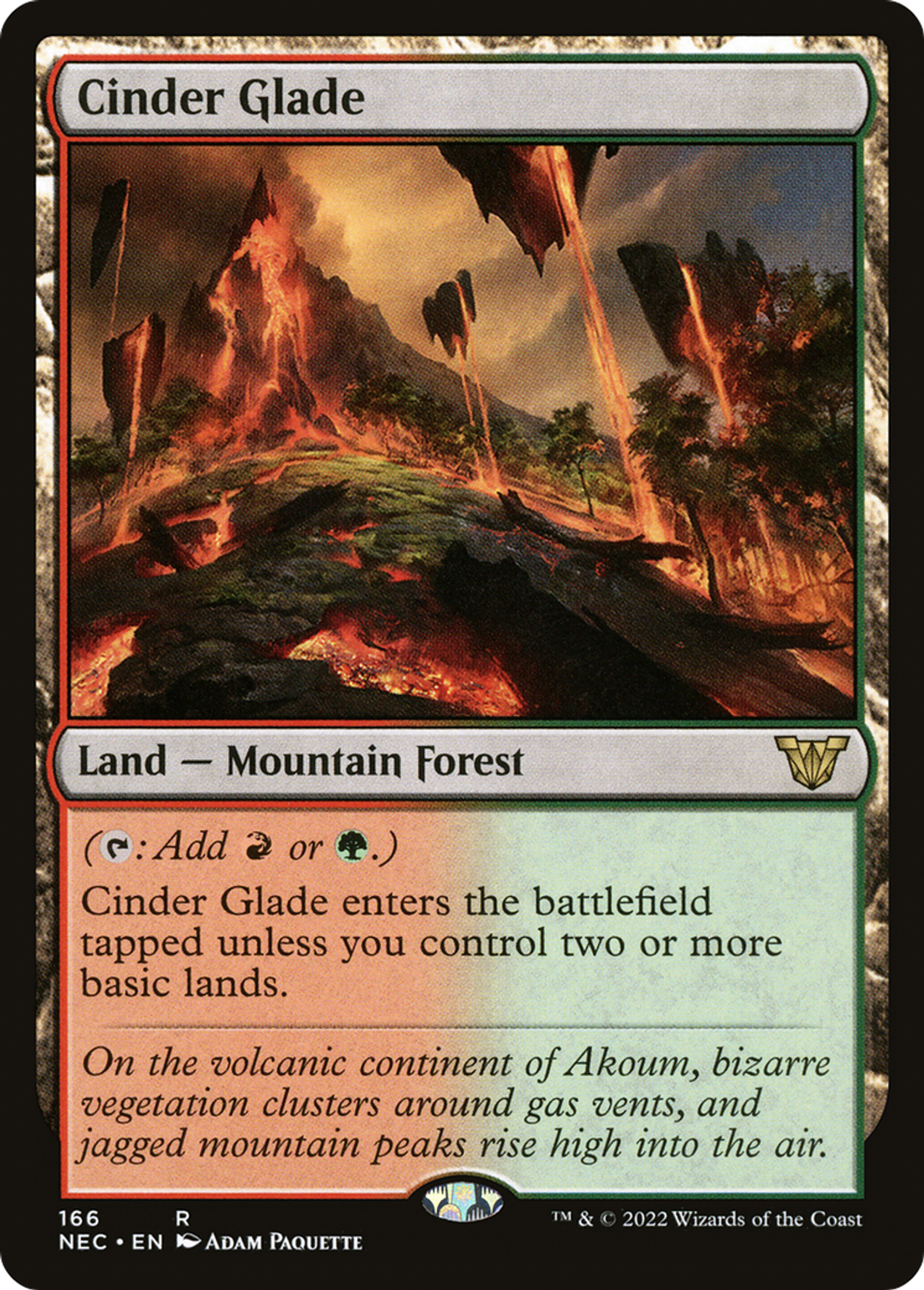 Cinder Glade — Neon Dynasty Commander — Magic: The Gathering