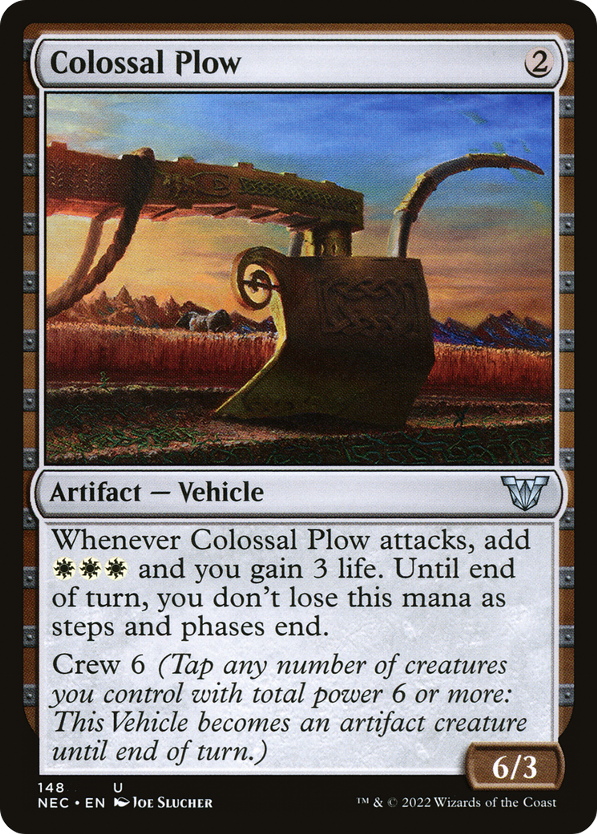 Colossal Plow — Neon Dynasty Commander — Magic: The Gathering