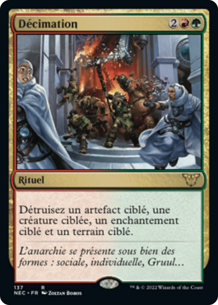 Décimation — Neon Dynasty Commander — Magic: The Gathering