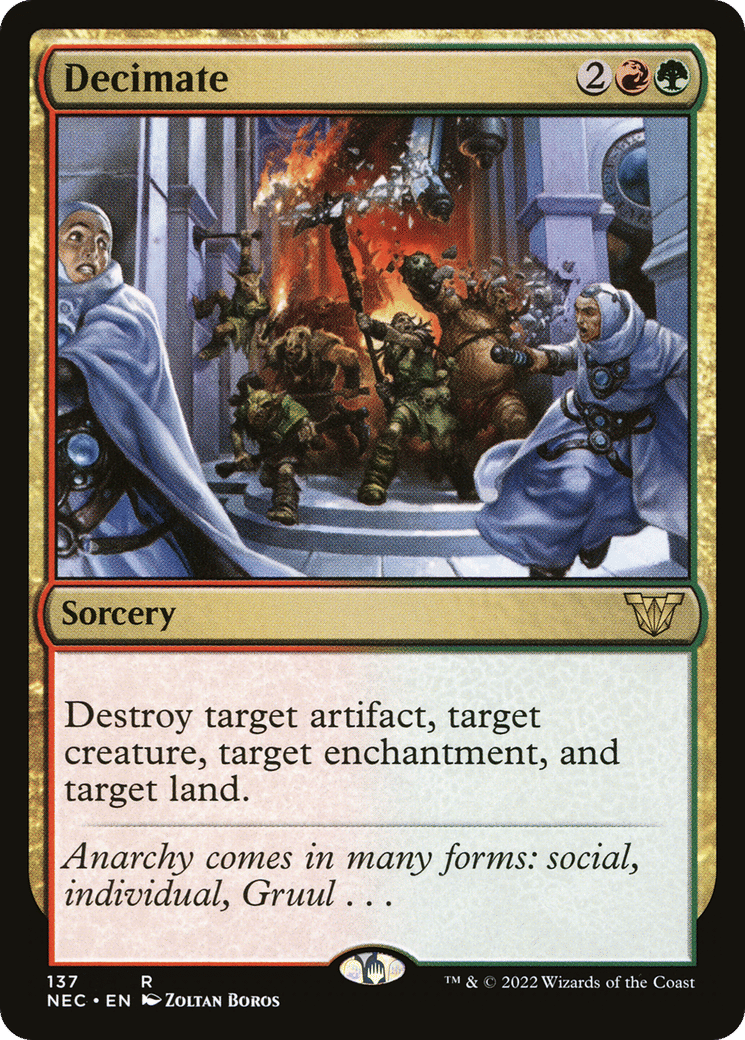 Decimate — Neon Dynasty Commander — Magic: The Gathering